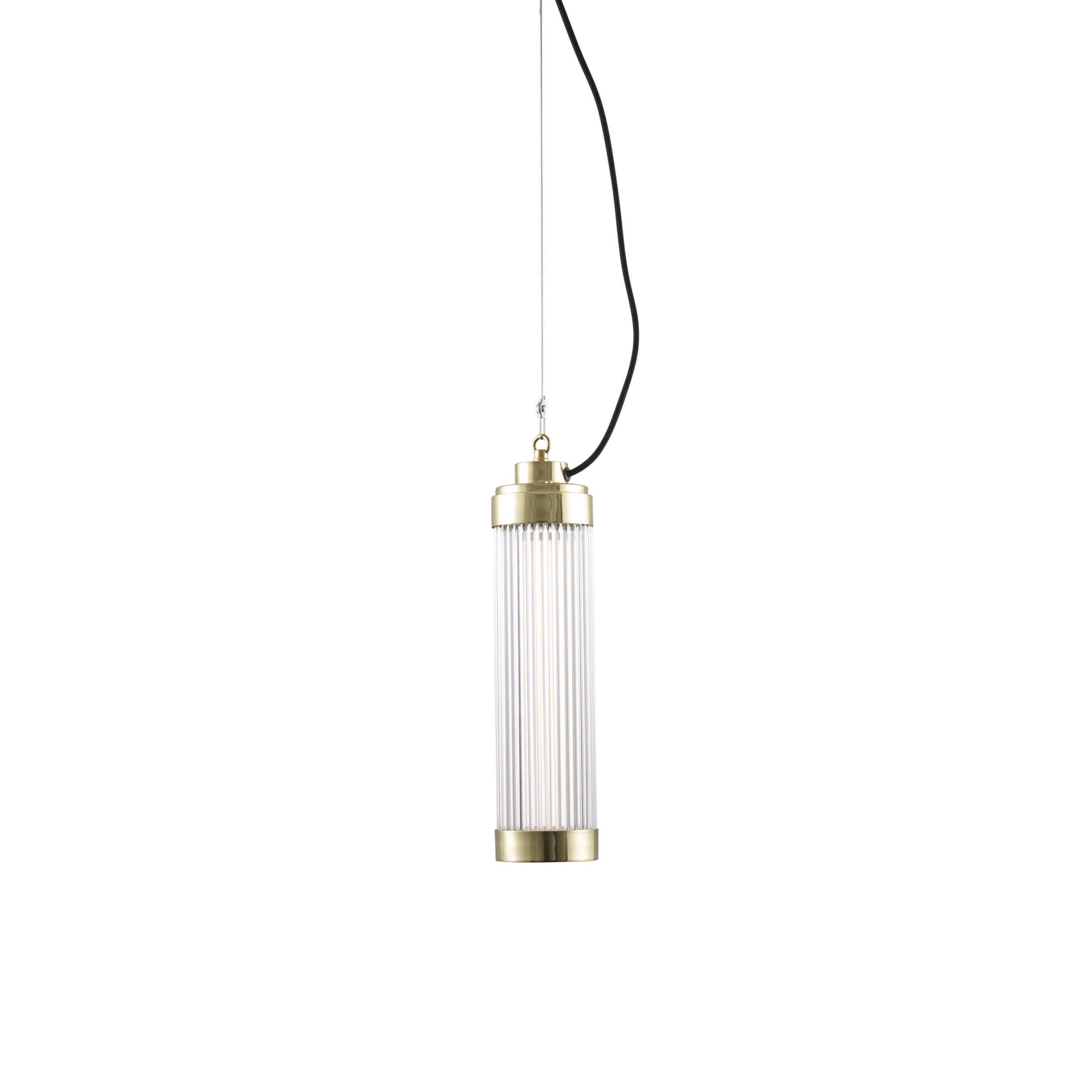 Mostra il prodotto Pillar Pendant Light, Polished Brass del produttore Original BTC