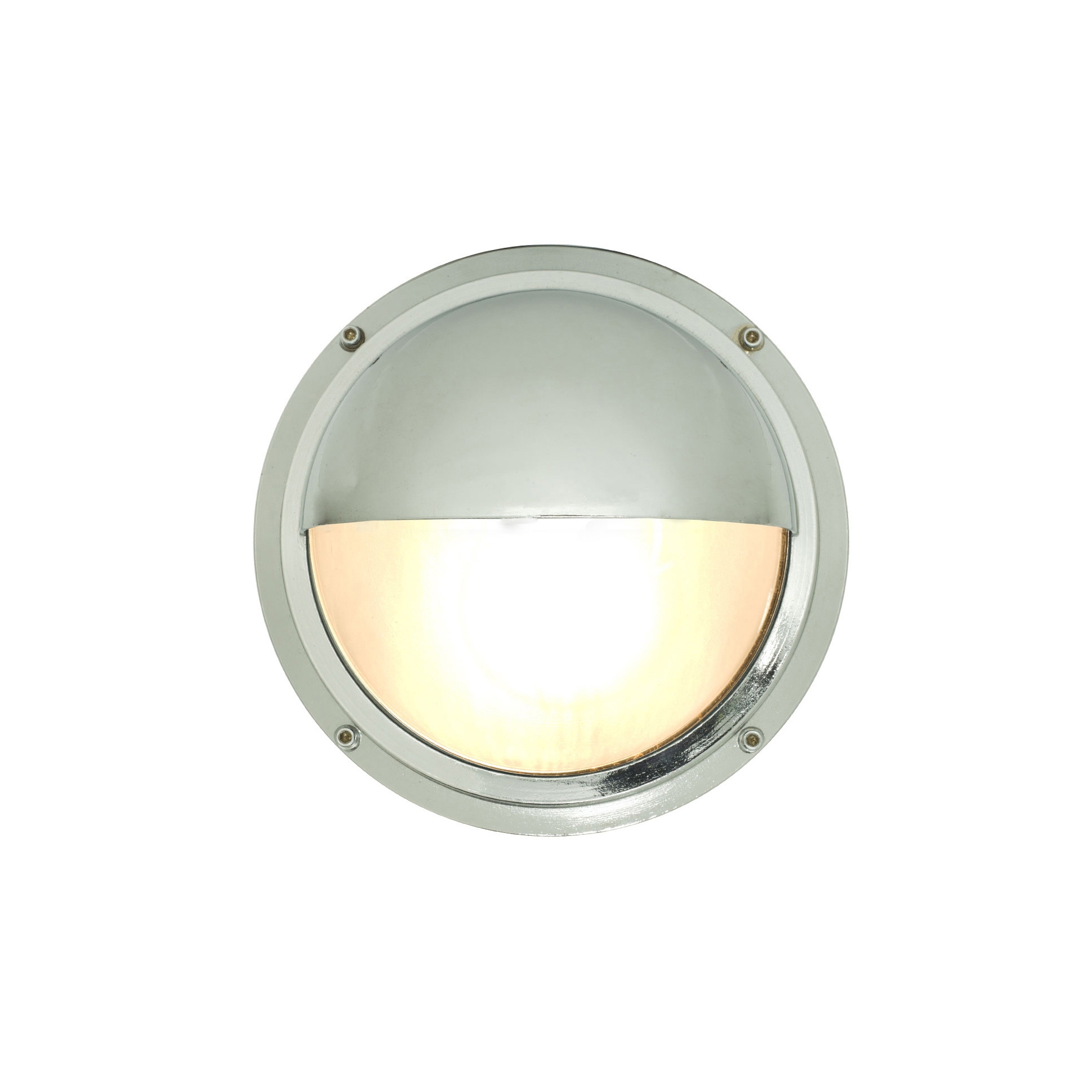 Produkt Brass Bulkhead Wandleuchte mit Lichtblende, Verchromt des Herstellers Original BTC anzeigen