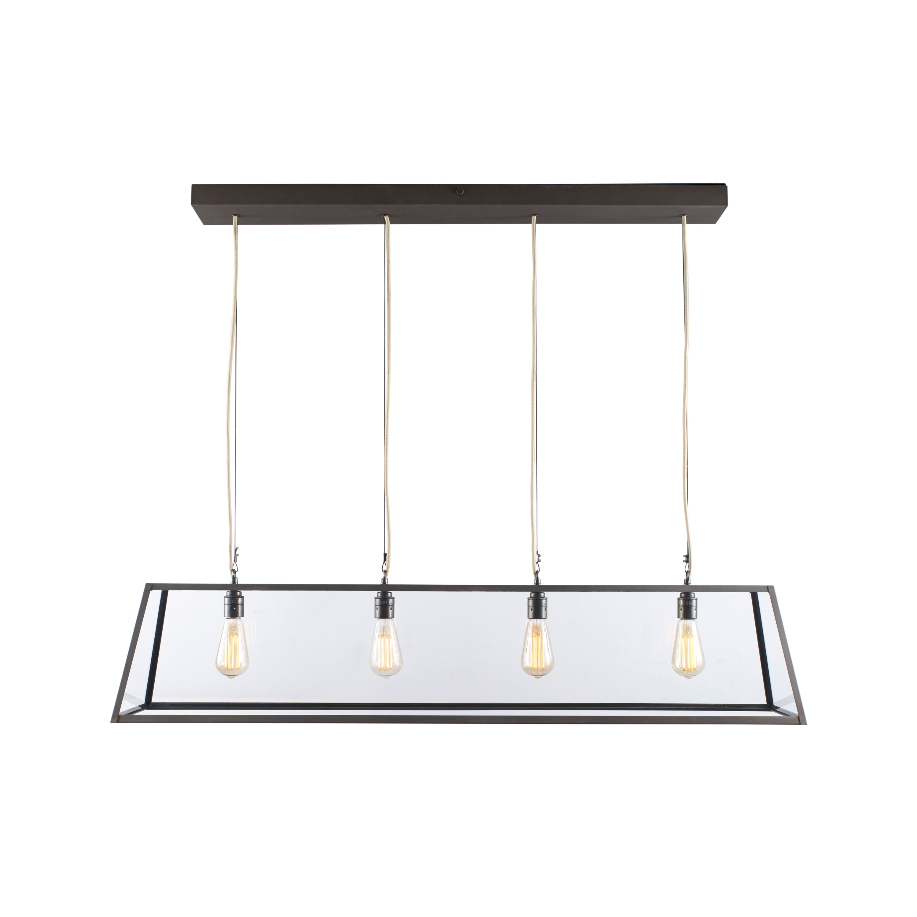 Mostrar el producto Diner, Internally Glazed, 125, Weathered Brass, Clear Glass del fabricante Original BTC