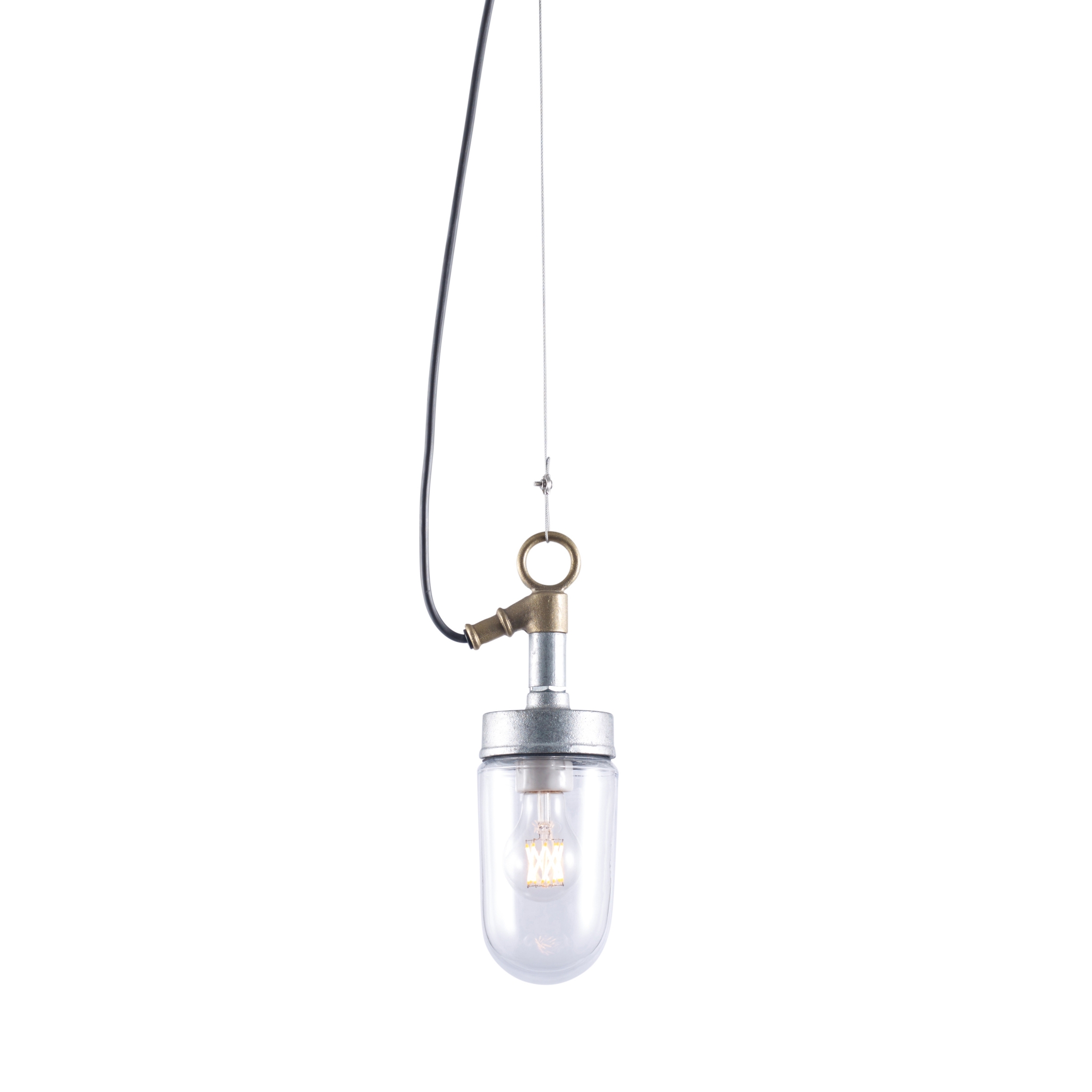 Produkt Well Glass Pendelleuchte, Verzinkt, Klarglas des Herstellers Original BTC anzeigen