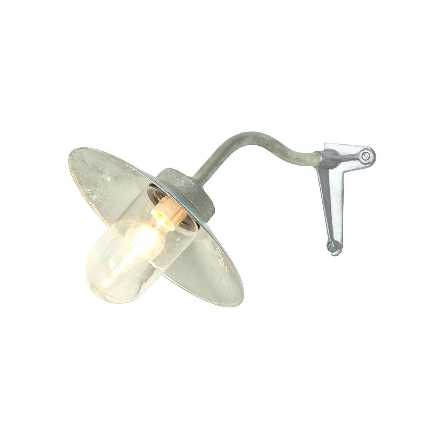 Mostrar el producto Exterior Bracket Light, Canted, Corner, Galvanised, Clear del fabricante Original BTC