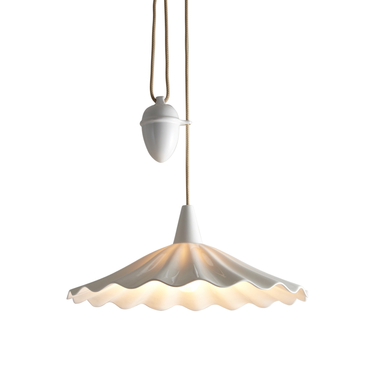 Mostra il prodotto Christie Pendant, Rise & Fall, Sand & Taupe Braided Cable del produttore Original BTC