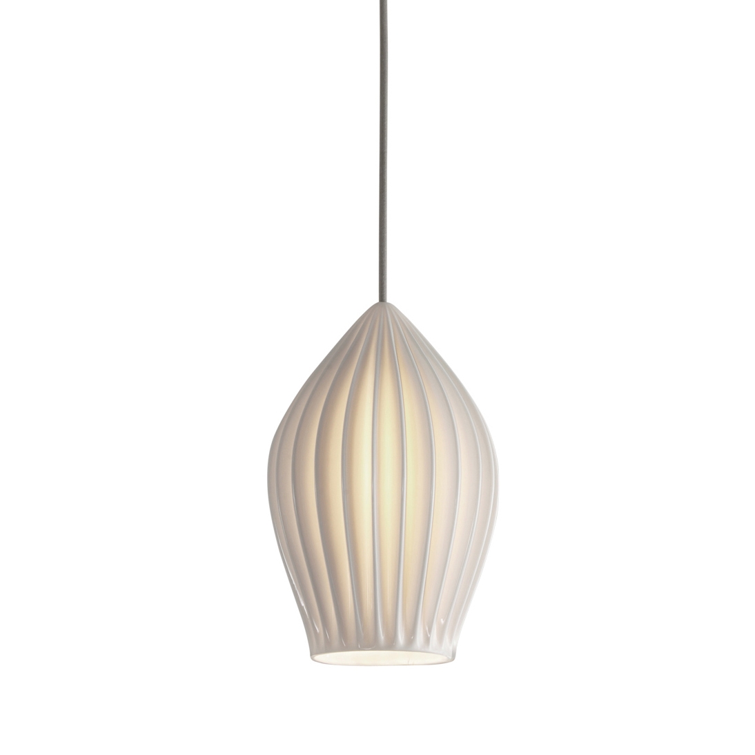 Display product Fin Large Pendant, Grey Braided Cable from manufacturer Original BTC