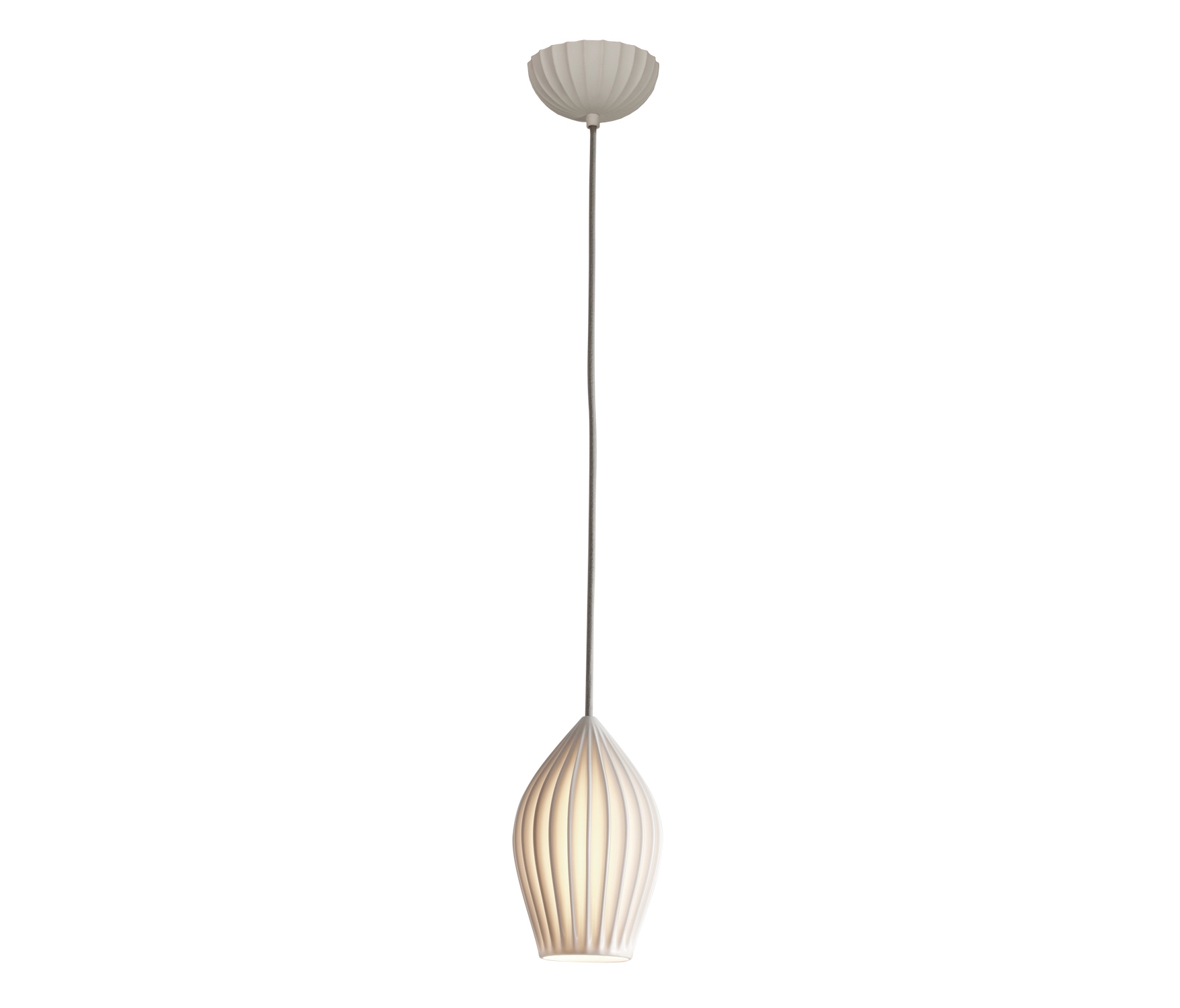 Mostrar el producto Fin Medium Pendant, Grey Braided Cable del fabricante Original BTC