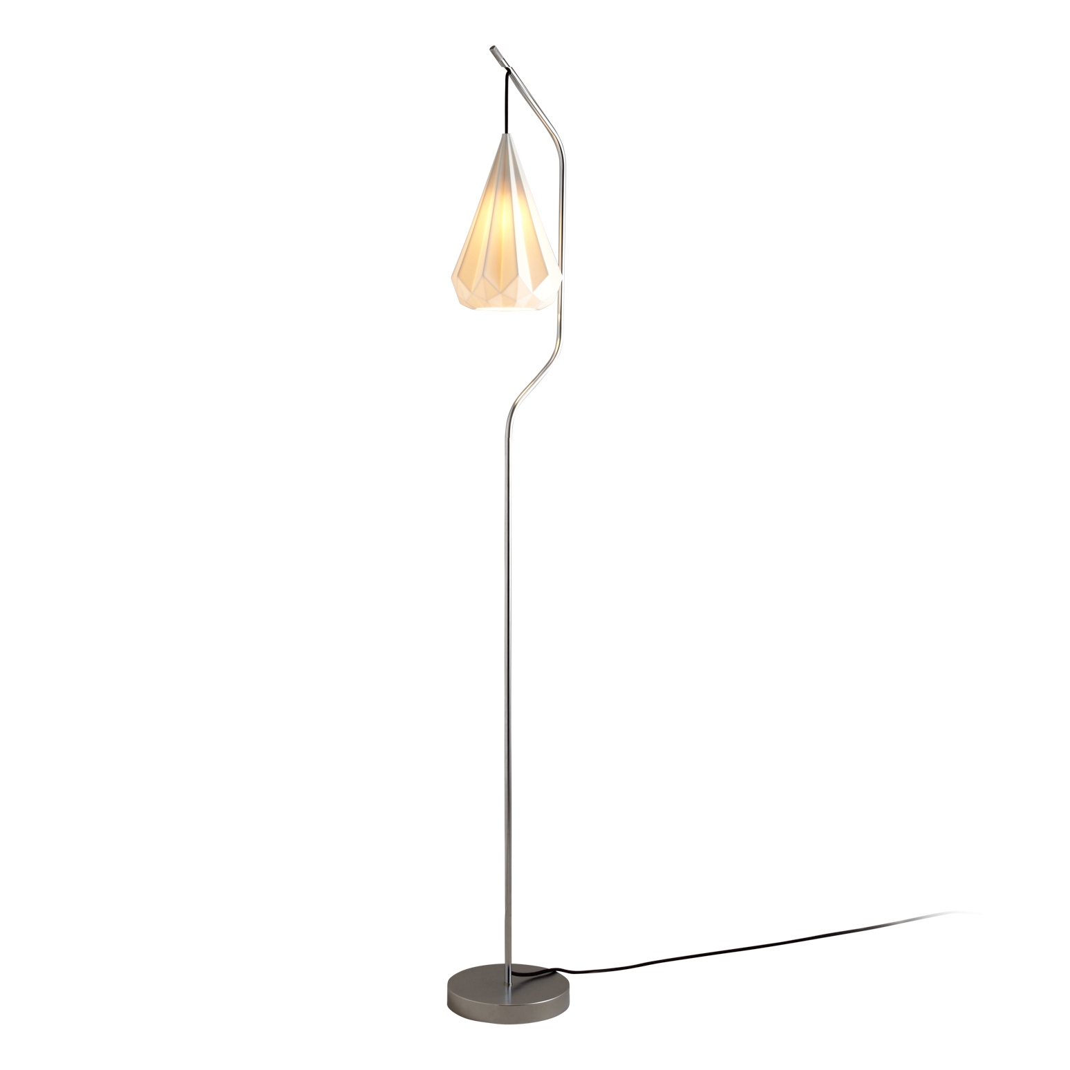 Display product Hatton 3 Floor Light, Black Braided Cable from manufacturer Original BTC