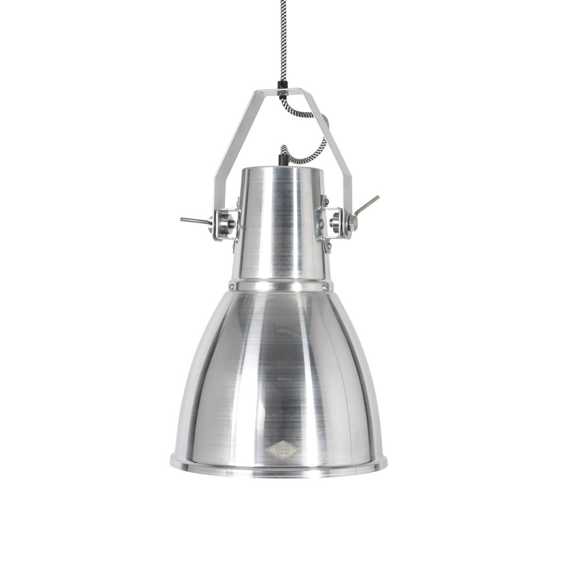 Display product Stirrup 3 Bracket Pendant Light, Natural Aluminium from manufacturer Original BTC