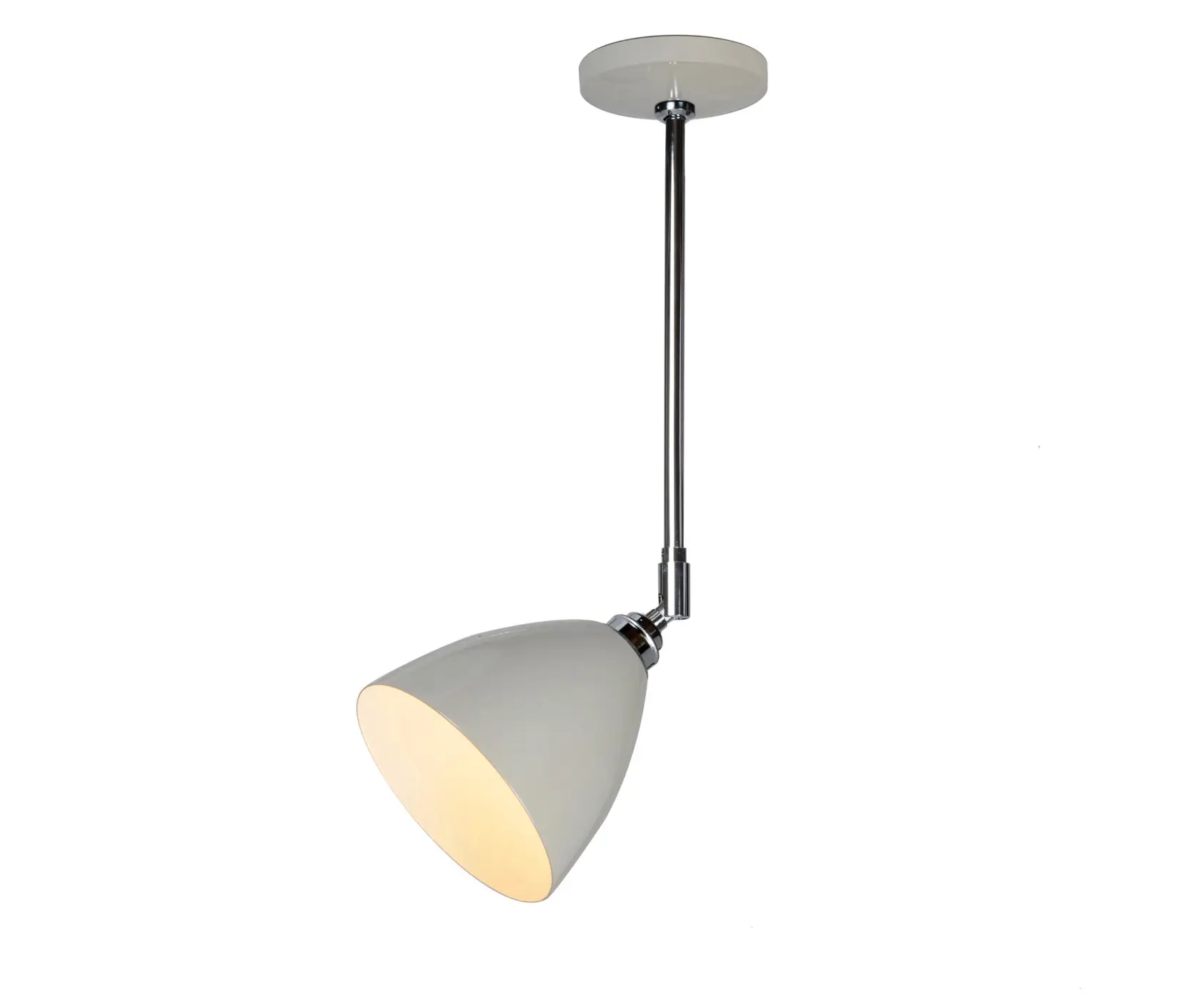 Original BTC - Task Ceiling Light, Putty Grey