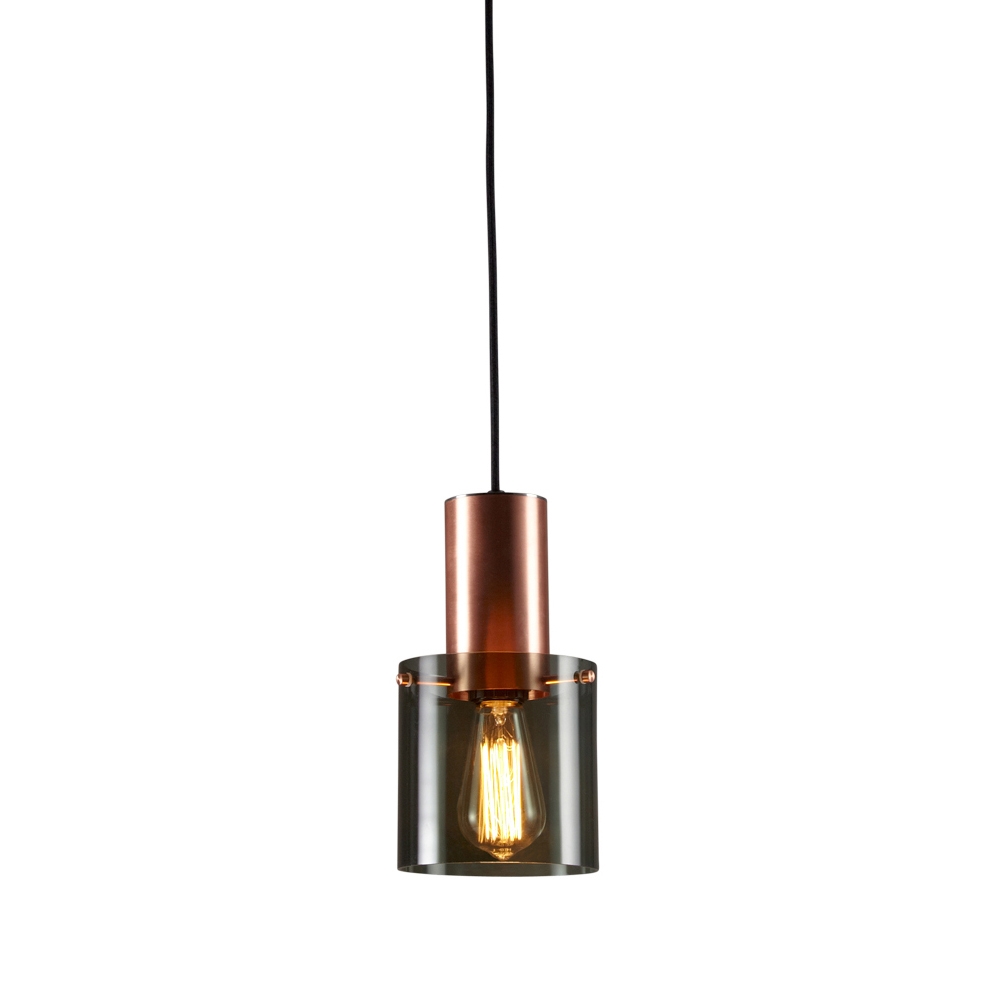 Mostra il prodotto Walter Copper Pendant, Size 1, Anthracite del produttore Original BTC