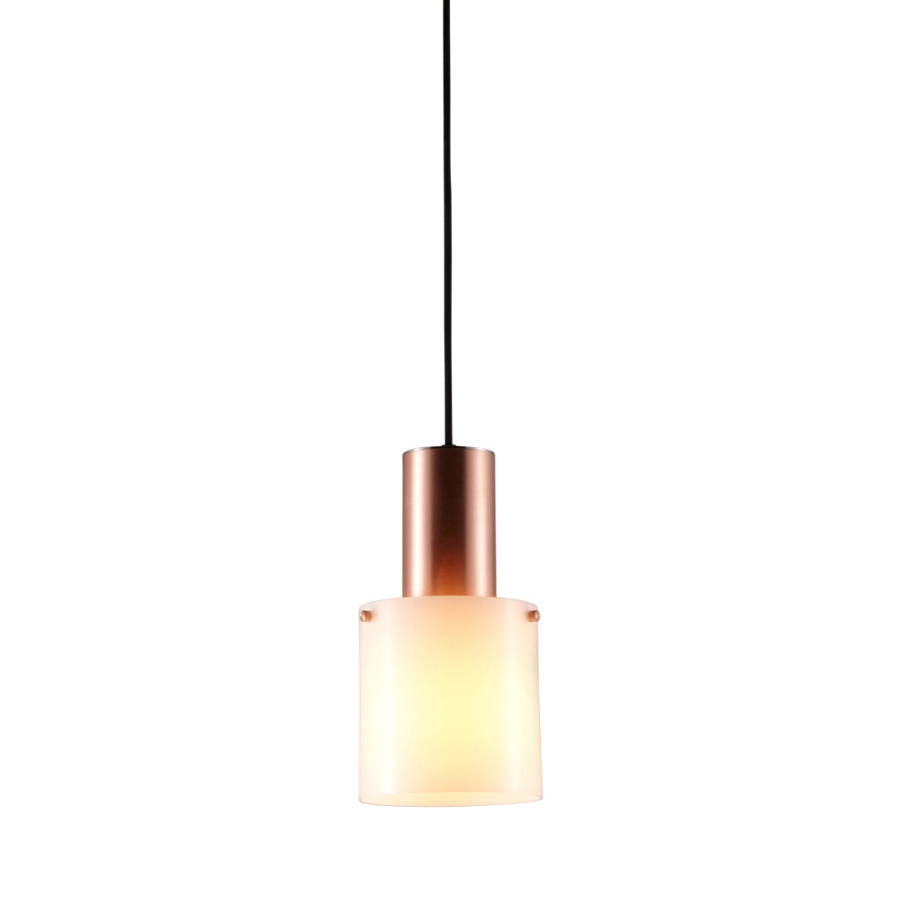 Display product Walter Copper Pendant, Size 1, Opal Glass from manufacturer Original BTC