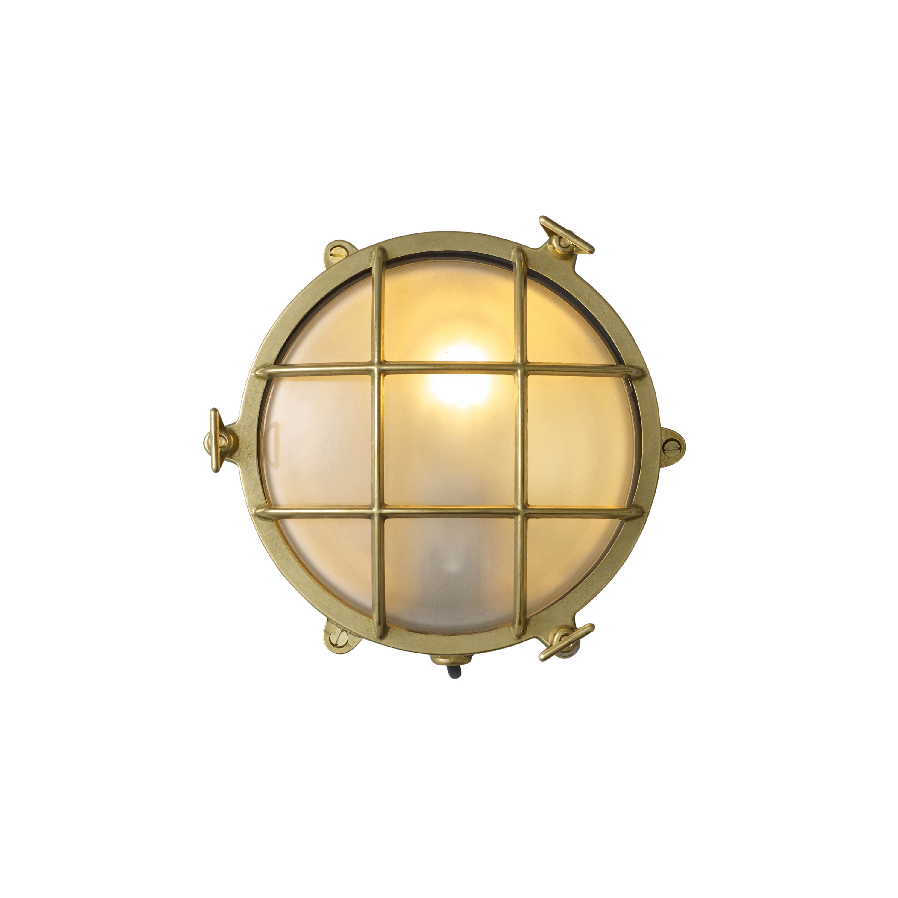 Mostrar el producto Brass Bulkhead with External Fixing via Feet, Polished Brass del fabricante Original BTC