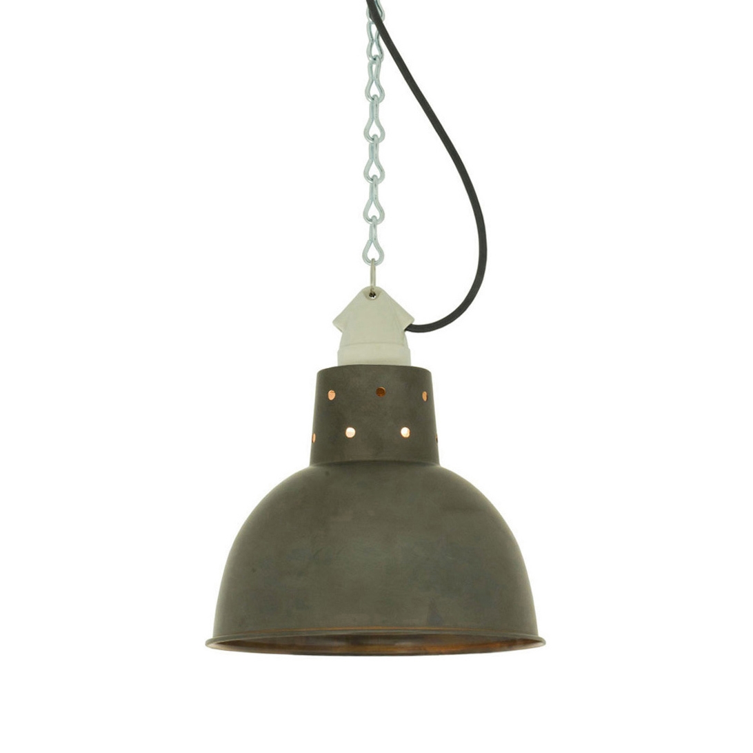 Mostrar el producto Spun Reflector with Suspension Lamp holder Weathered Copper del fabricante Original BTC
