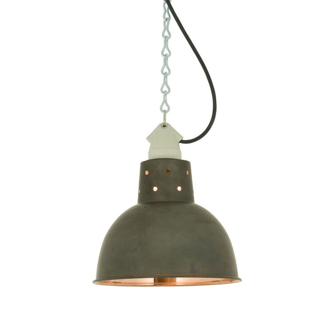 Mostra il prodotto Spun Reflector with Suspension L/holder Weathered/Polish Copper del produttore Original BTC