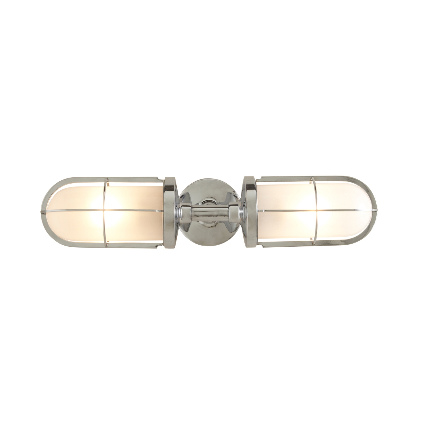 Mostrar el producto Weatherproof Ship's Double Well Glass, Chrome Plated, Frosted Glass del fabricante Original BTC