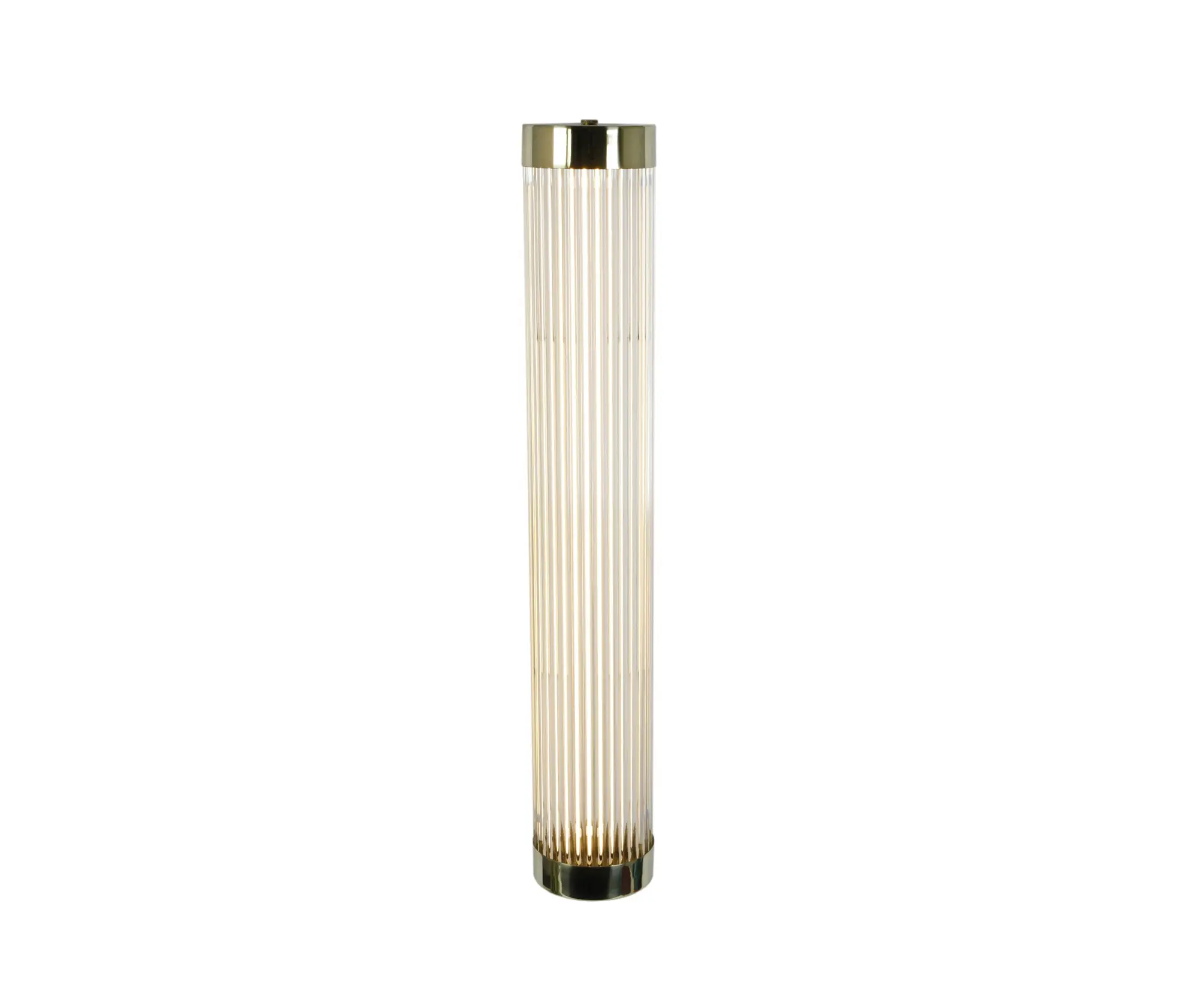 Original BTC - Pillar LED Wandleuchte, 60/10cm, Poliertes Messing