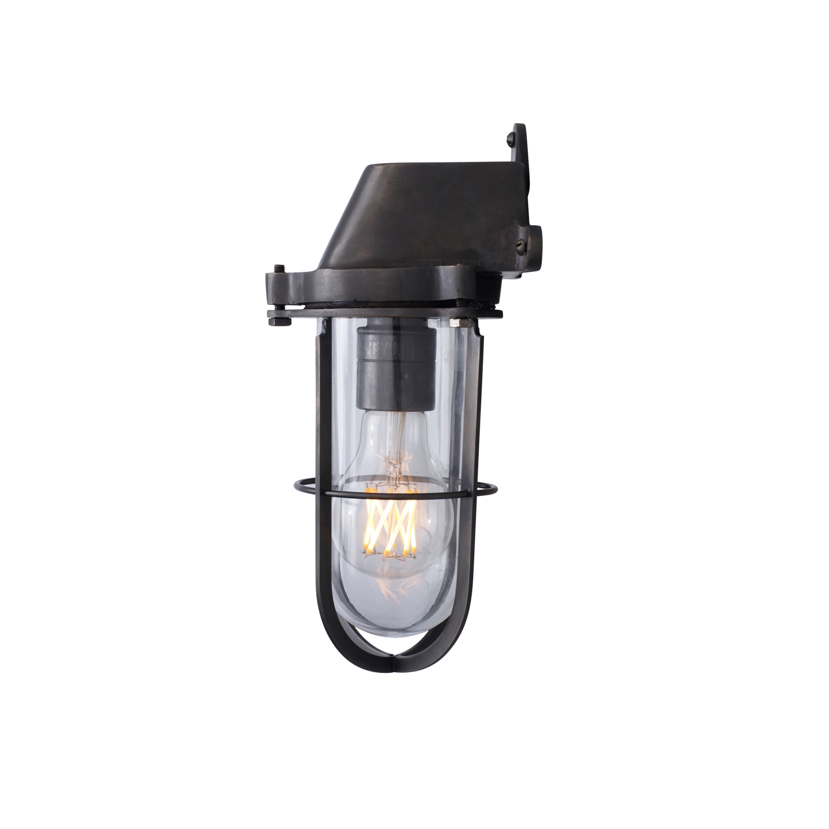Display product Weatherproof Ship's Well Glass,Weathered Bras E27 Lampholder from manufacturer Original BTC