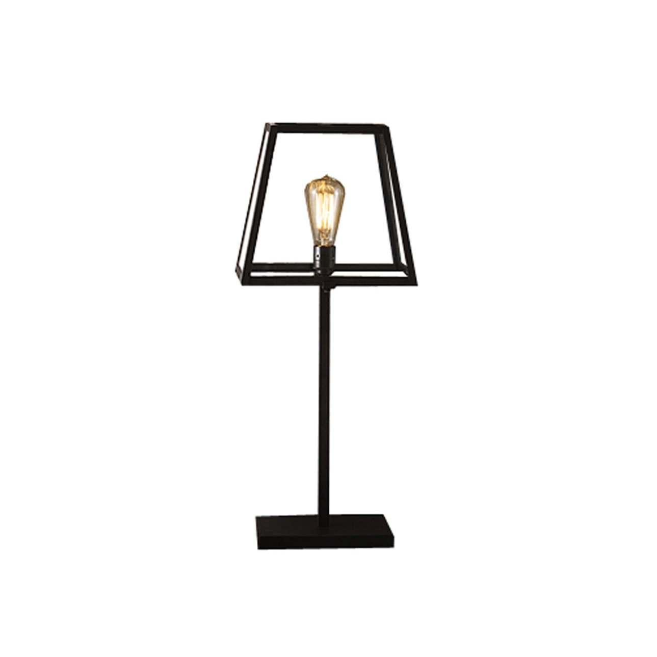 Mostra il prodotto Quad Medium Table Light, Weathered Brass, Clear Glass del produttore Original BTC