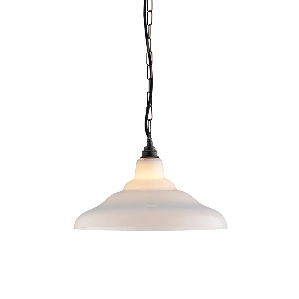 Produkt Glass school light, size 2 pendant, Opal + Weathered des Herstellers Original BTC anzeigen