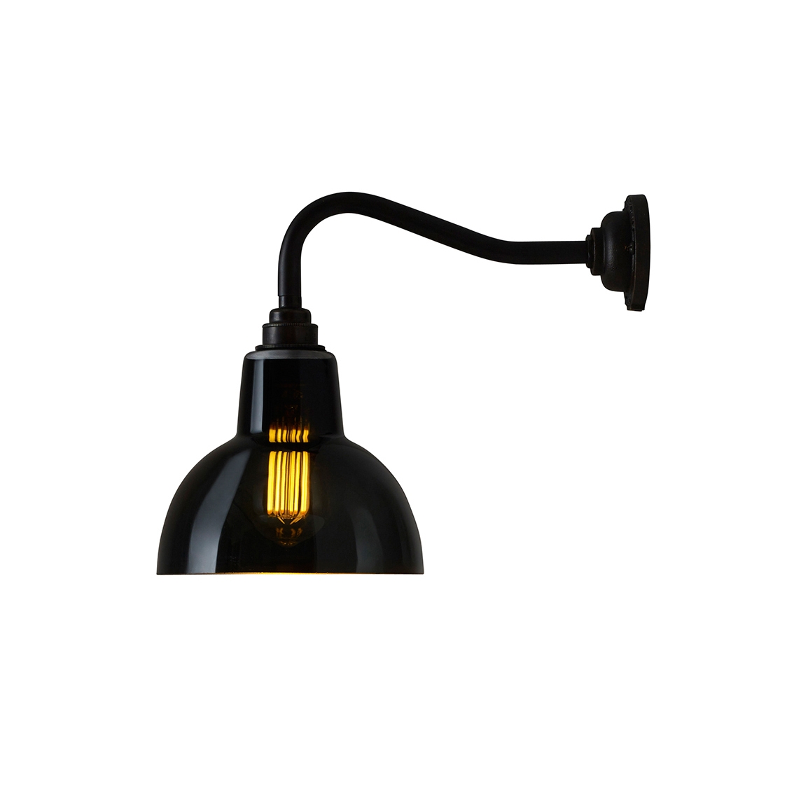 Display product Glass 'York' wall light, Size 1, Antracite + Weathered from manufacturer Original BTC
