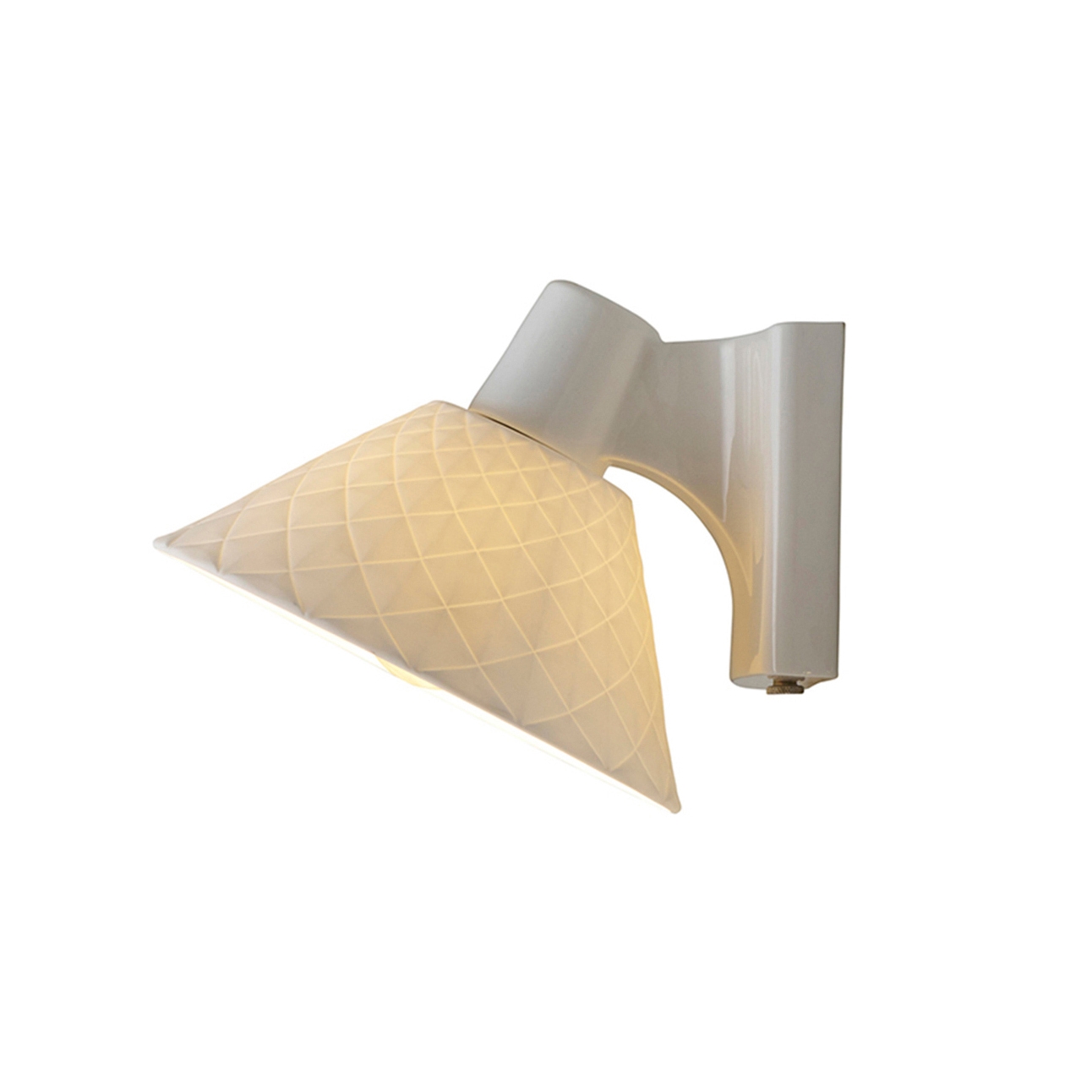 Mostra il prodotto Oxford 2 Bone China Pitched Wall Light del produttore Original BTC