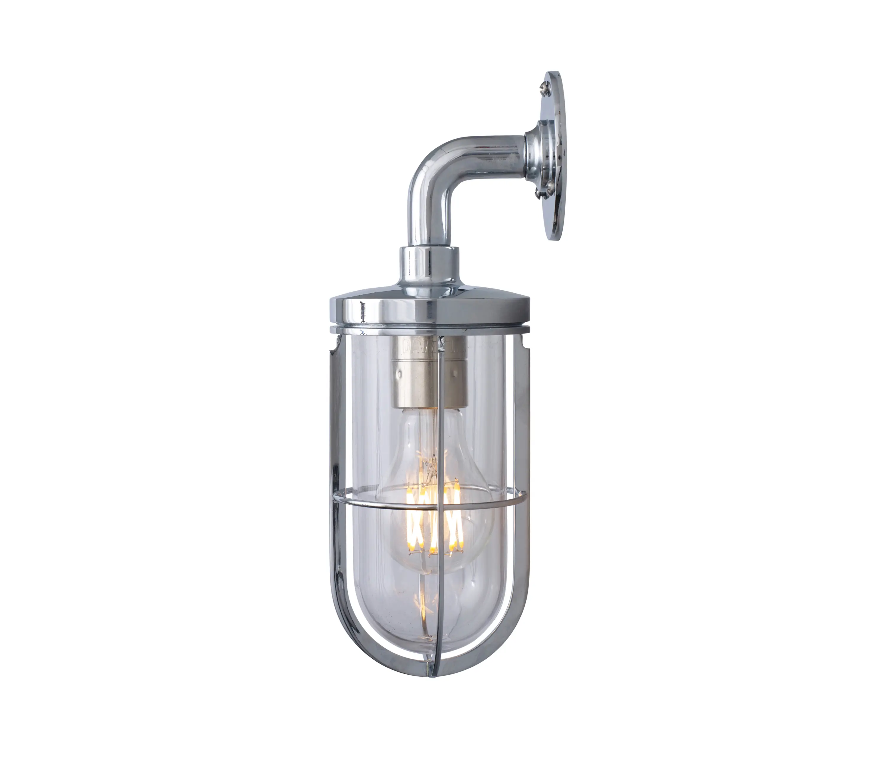 新品 wellwellwell LUSTREGLASS WEATHERPROOF SHIP'S WELL GLASS, 7207, CHROME, CLEAR GLASS - Wall