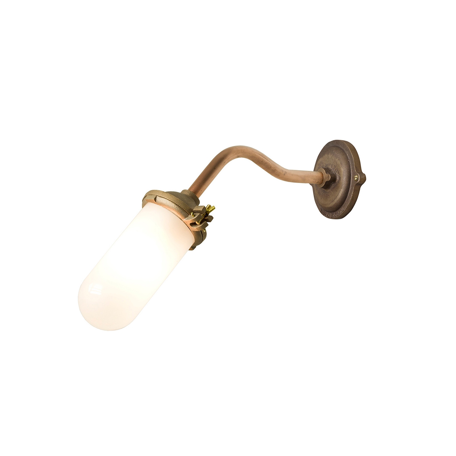 Mostrar el producto Exterior Bracket Light, Canted, Round 7684, Bronze & Frosted Glass del fabricante Original BTC