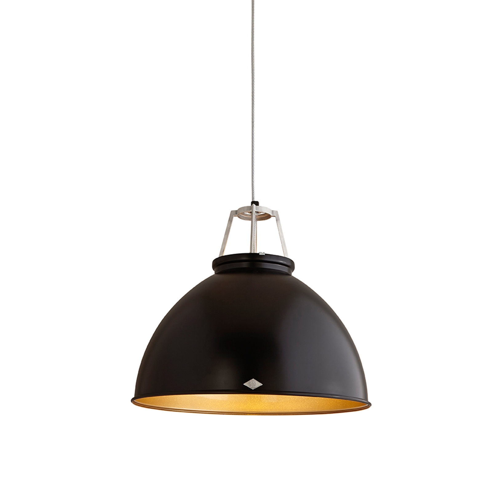 Display product Titan Size 5 Pendant Light, Black/Bronze Interior from manufacturer Original BTC