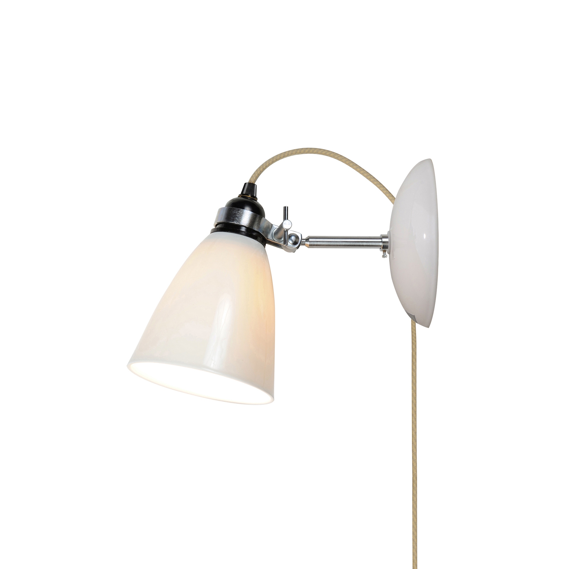 Display product Hector Medium Dome Wall Light PSC, Natural from manufacturer Original BTC