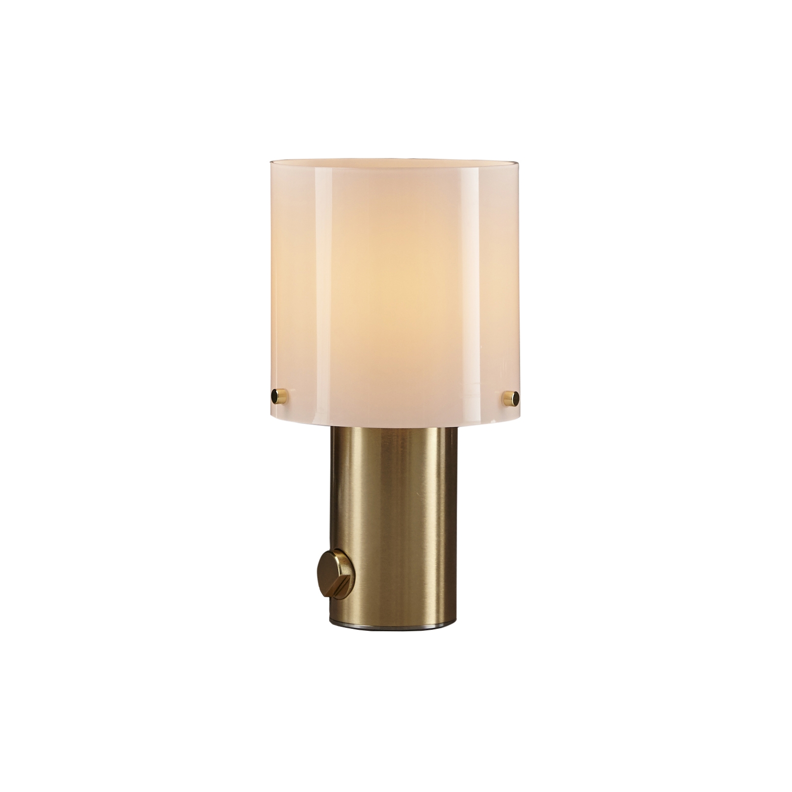 Mostra il prodotto Walter Table, Brass, Size 1, Opal Glass del produttore Original BTC