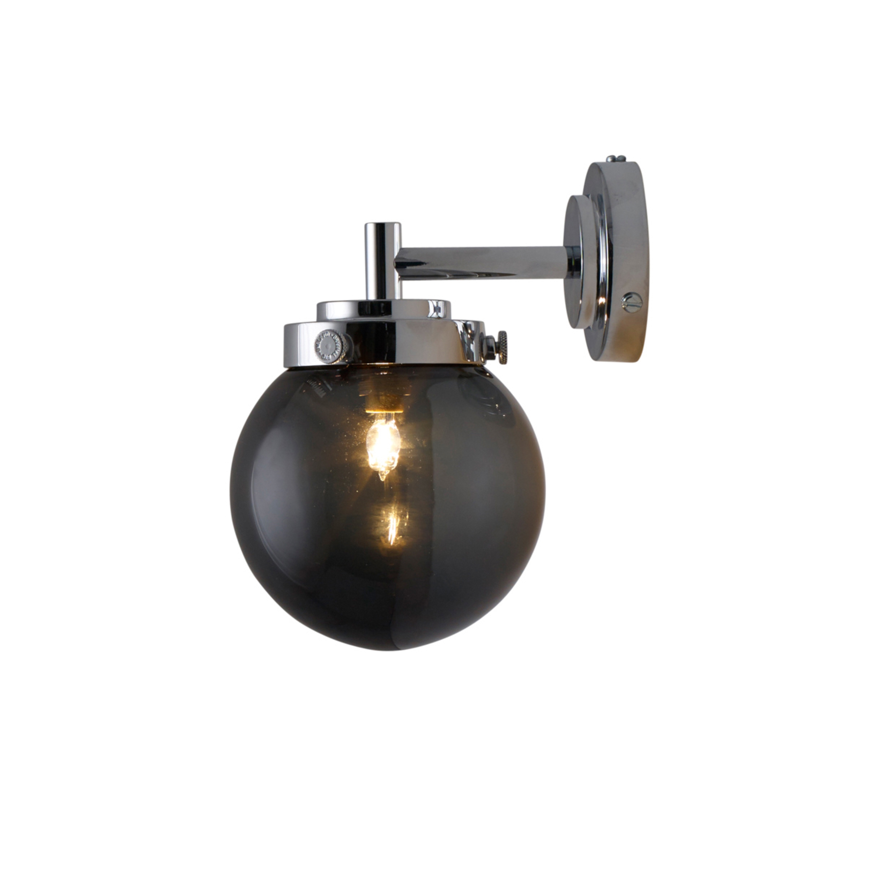 Display product Mini Globe Wall Light, Anthracite with Chrome from manufacturer Original BTC