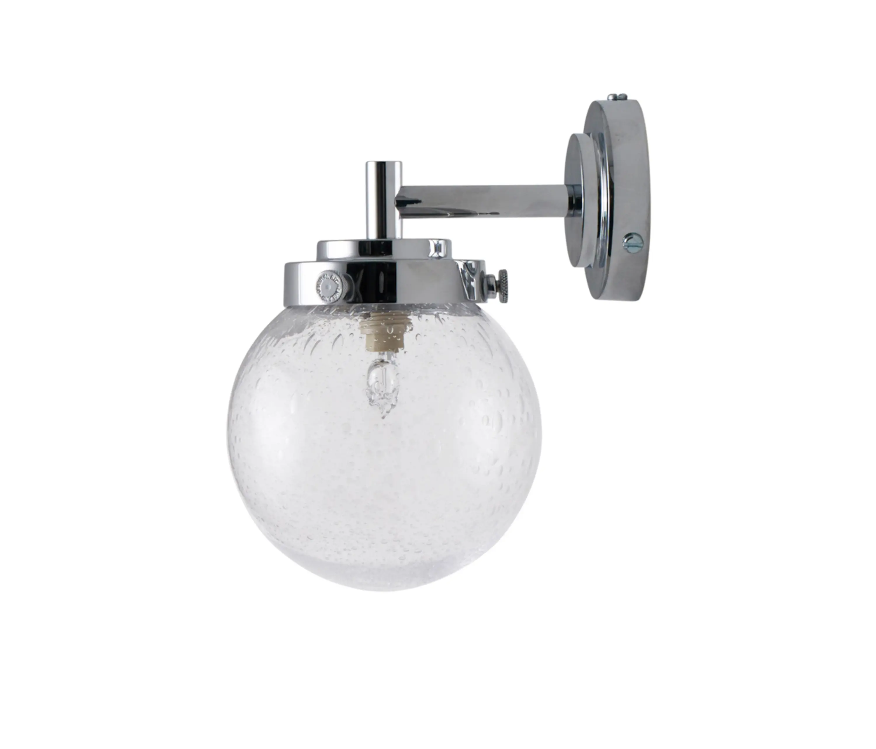 Original BTC - Mini Globe Wall Light, Seedy with Chrome