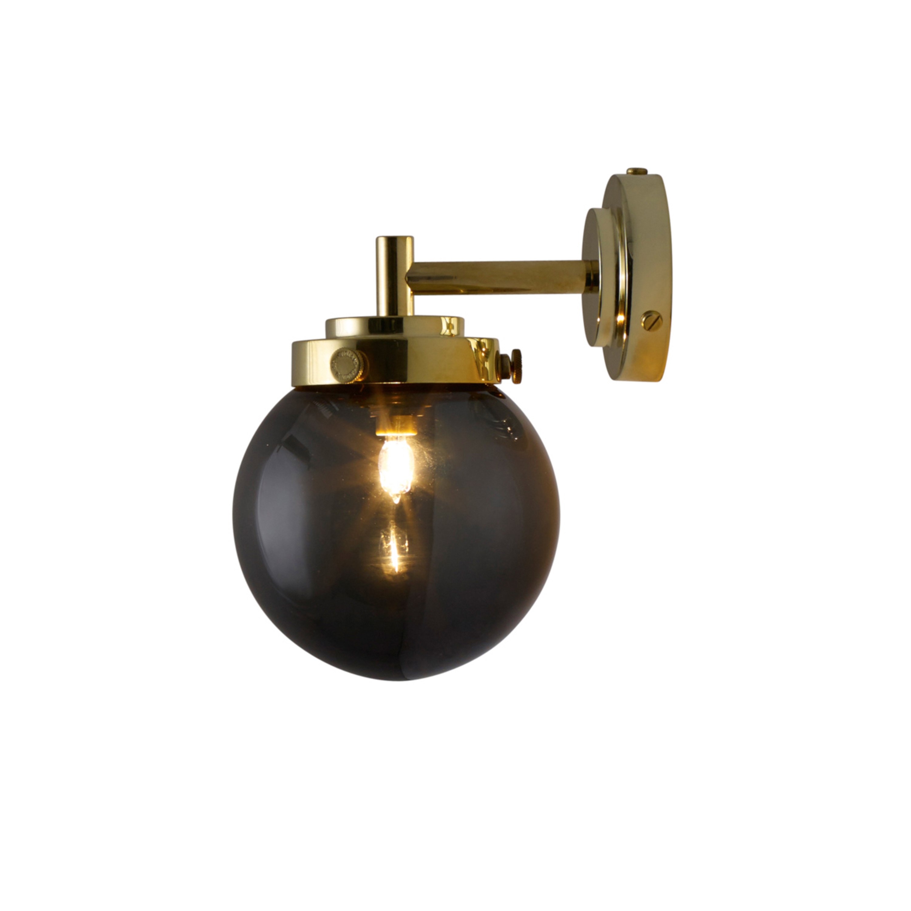 Mostra il prodotto Mini Globe Wall Light, Anthracite with Brass del produttore Original BTC