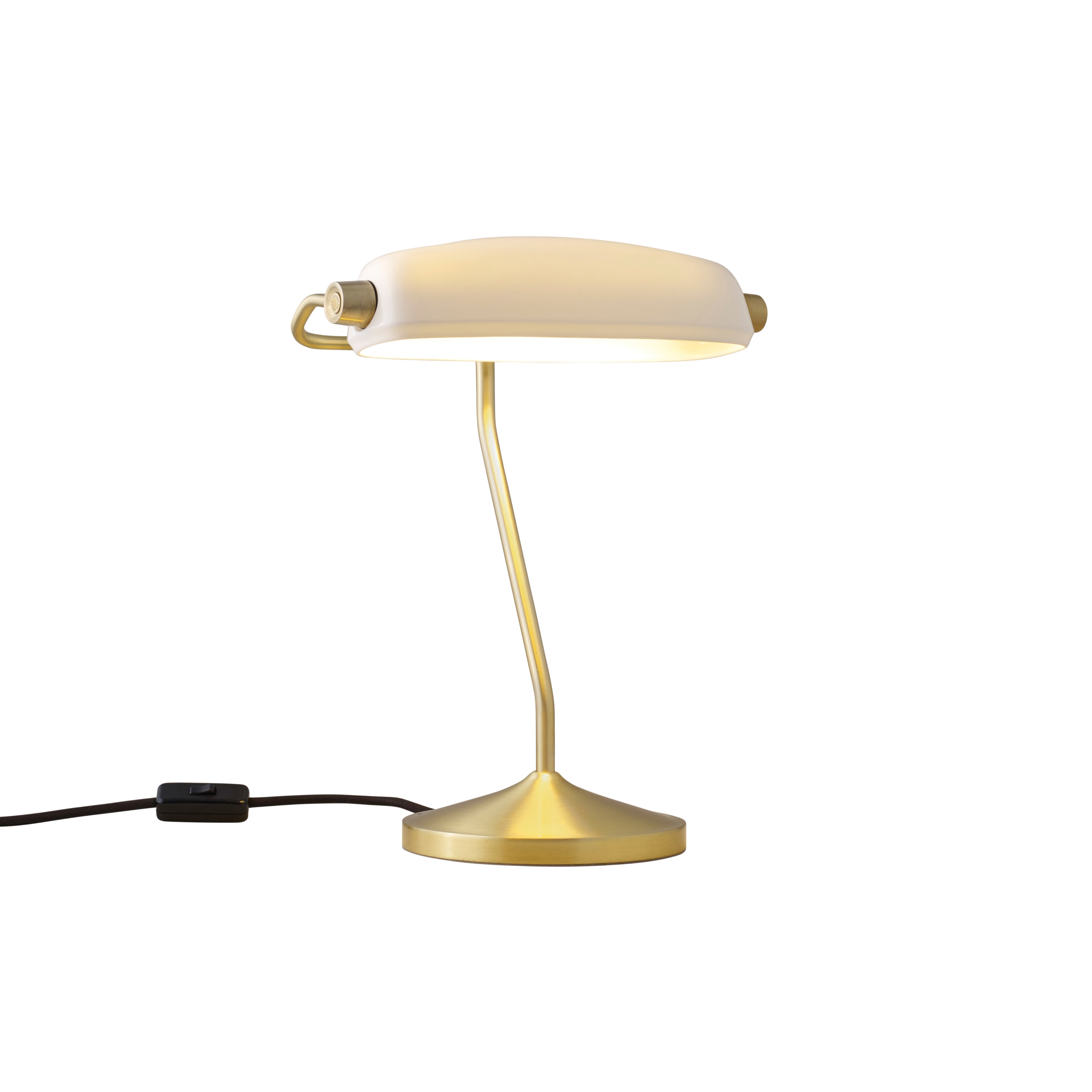 Display product Banker's Desk Light, Satin Brass from manufacturer Original BTC