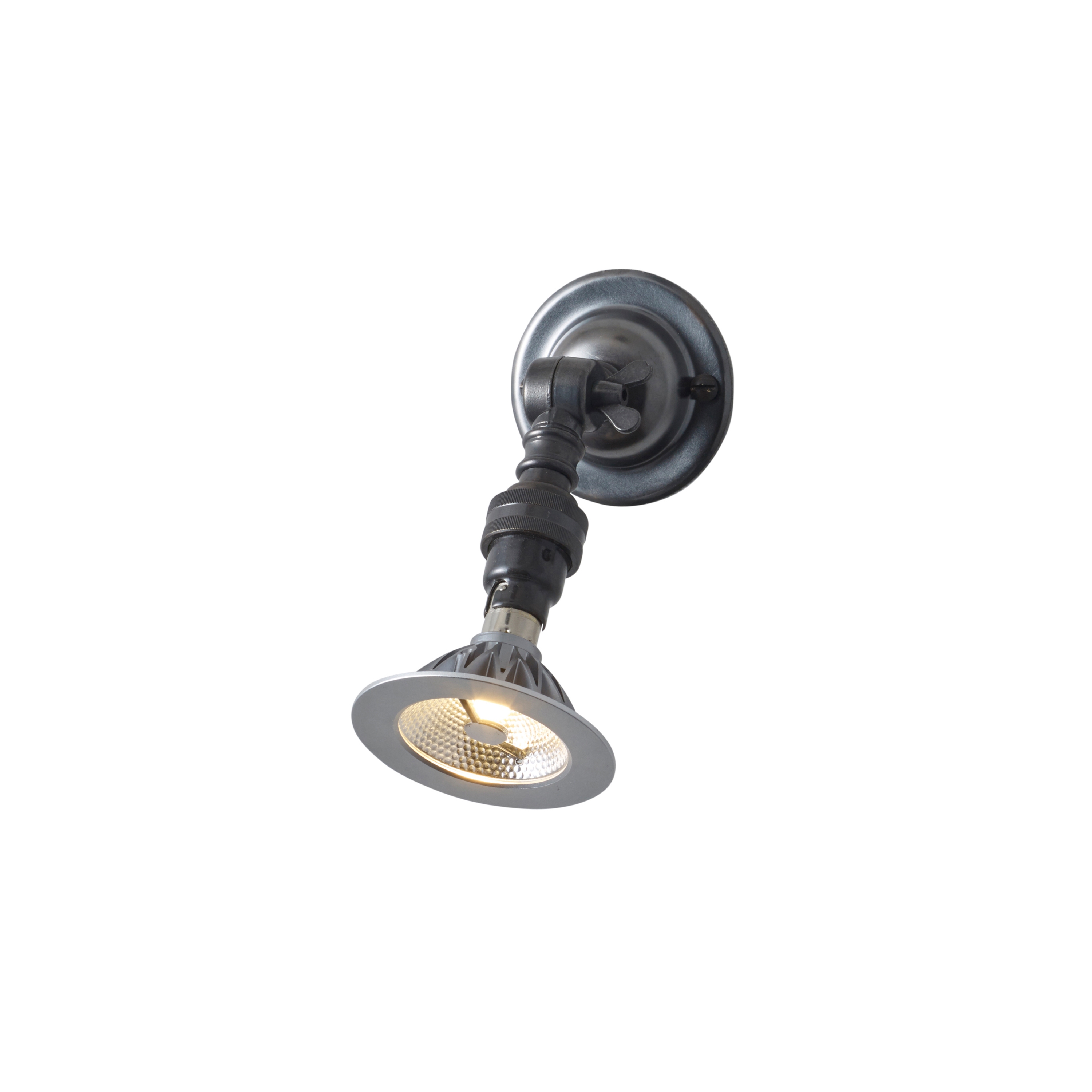 Display product Whitby LED Spotlight, Weathered Brass, remote driver from manufacturer Original BTC