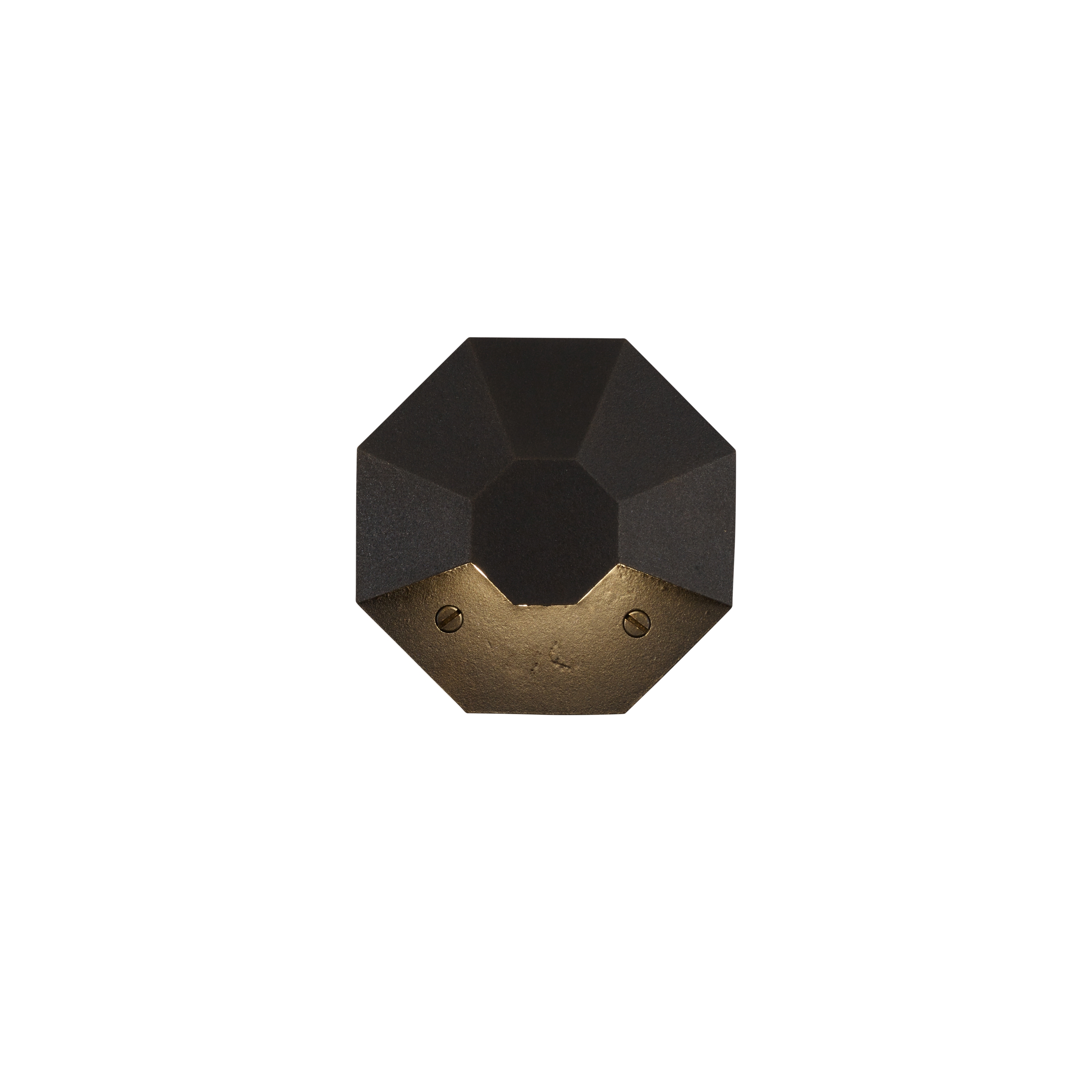 Octo 1 Wall Light, Weathered Brass