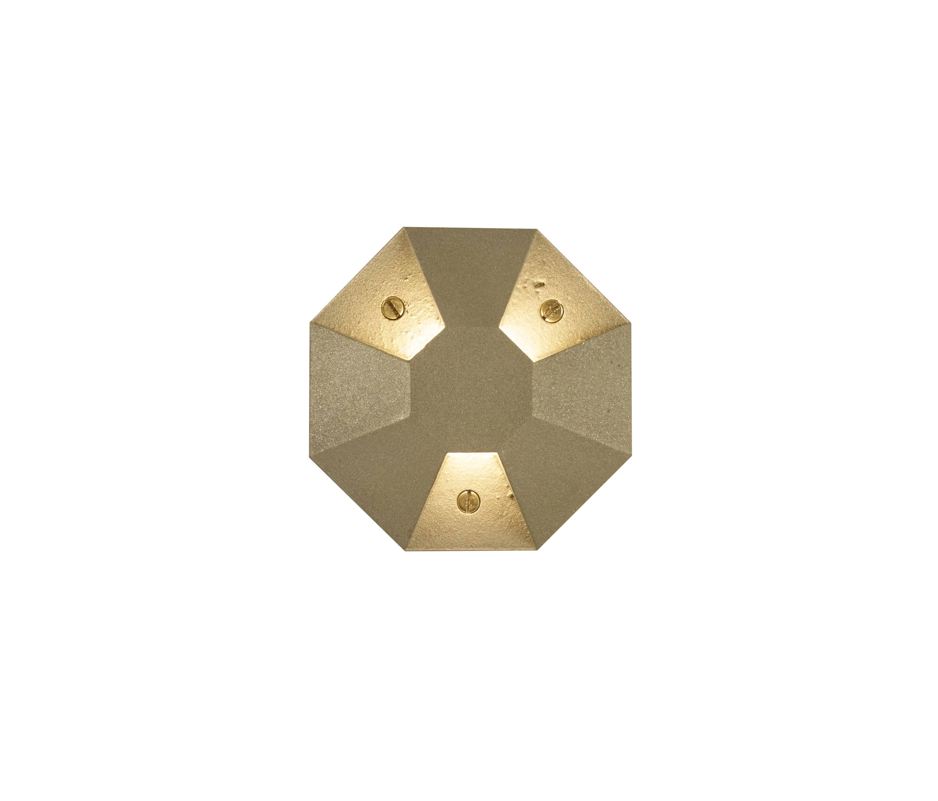 Original BTC - Octo 3 Wall Light, Brass