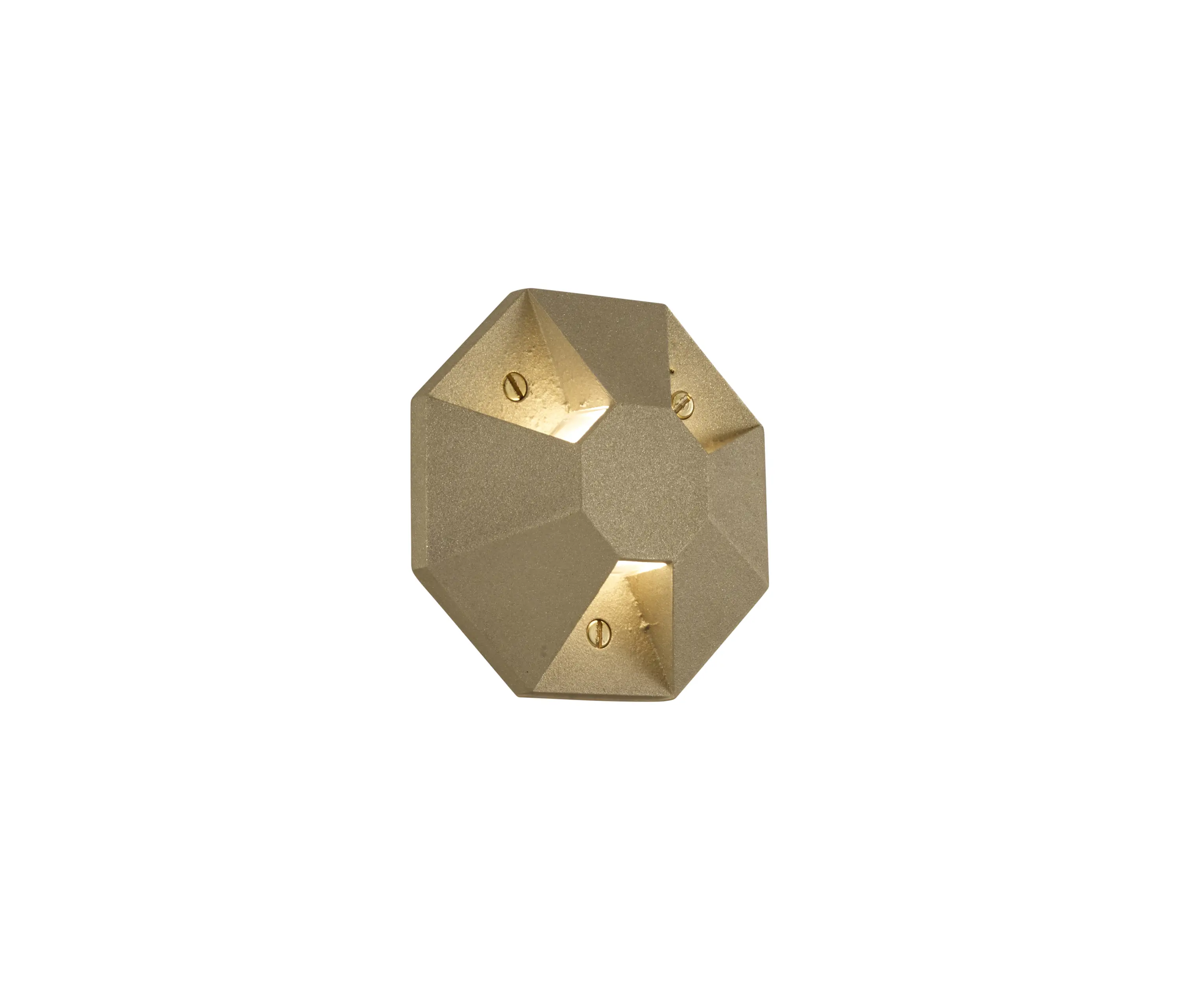 Original BTC - Octo 3 Wall Light, Brass