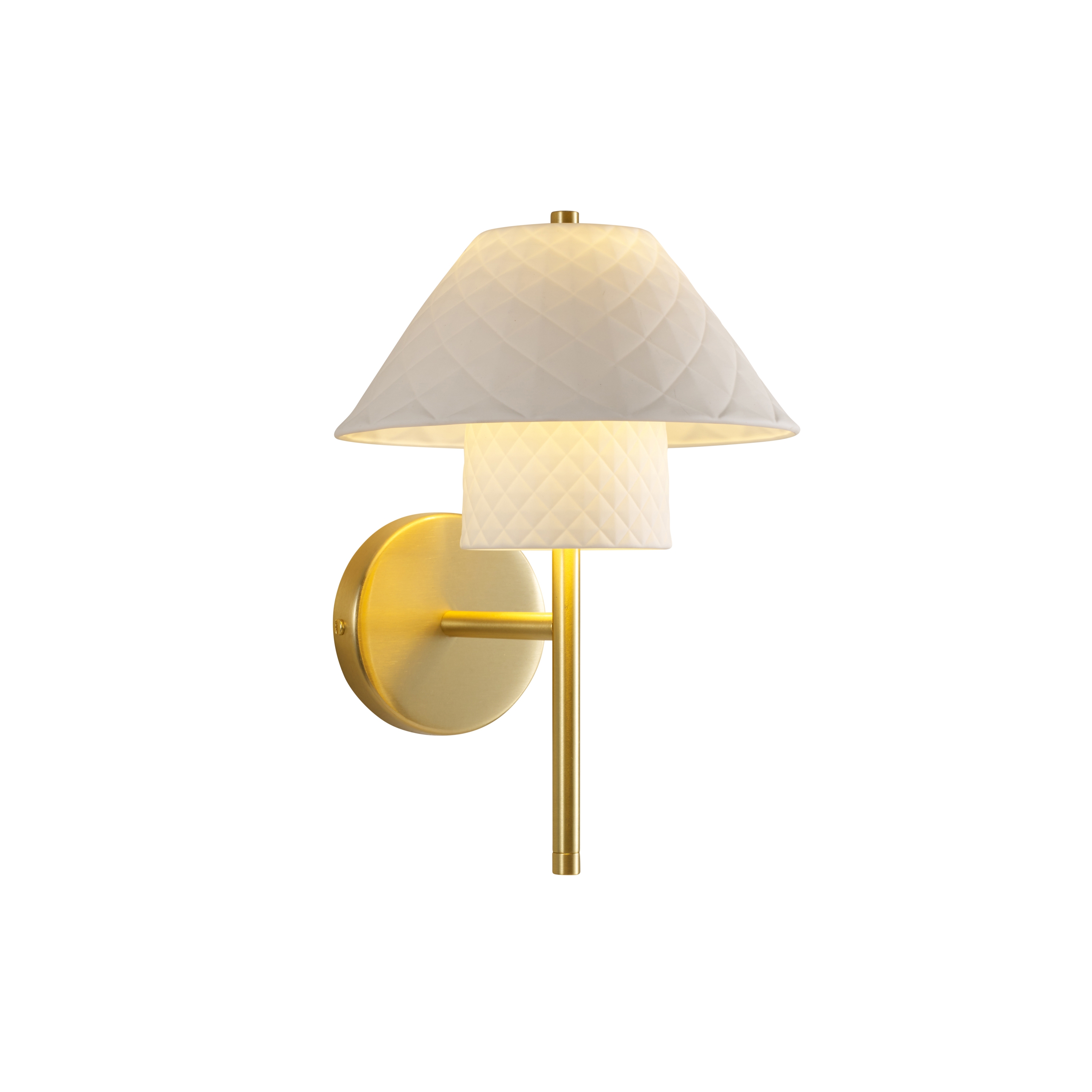 Display product Oxford Double Wall Light, Satin Brass from manufacturer Original BTC