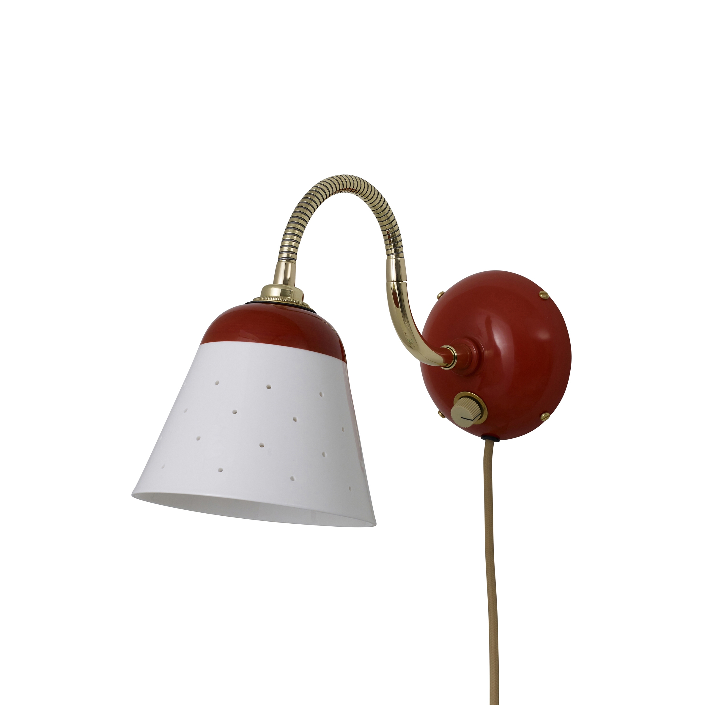 Display product Alma Wall Light with Dimmer, Cable & Plug, Coral from manufacturer Original BTC
