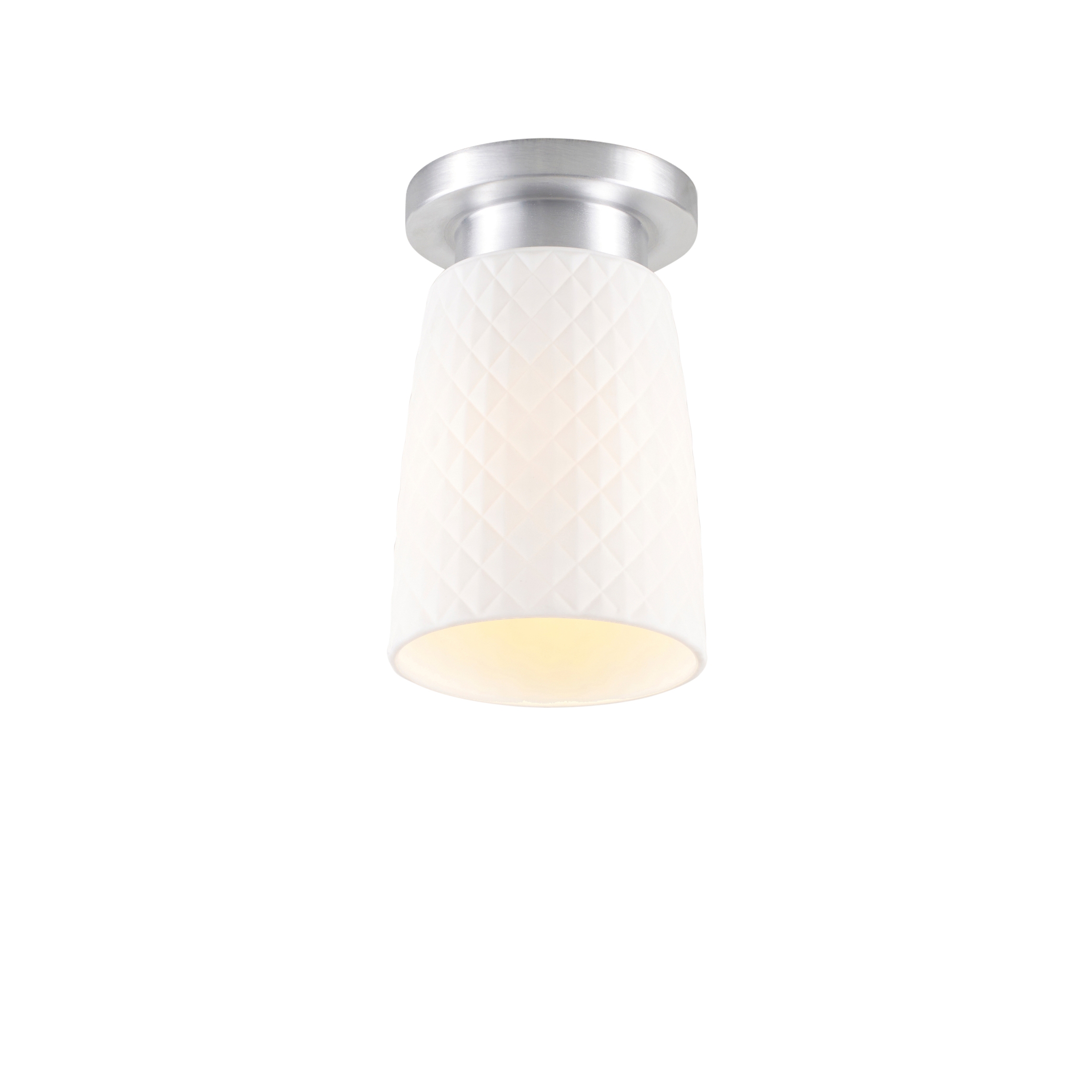 Mostra il prodotto Oxford 1 Bone China Ceiling Light, Brushed Aluminum del produttore Original BTC