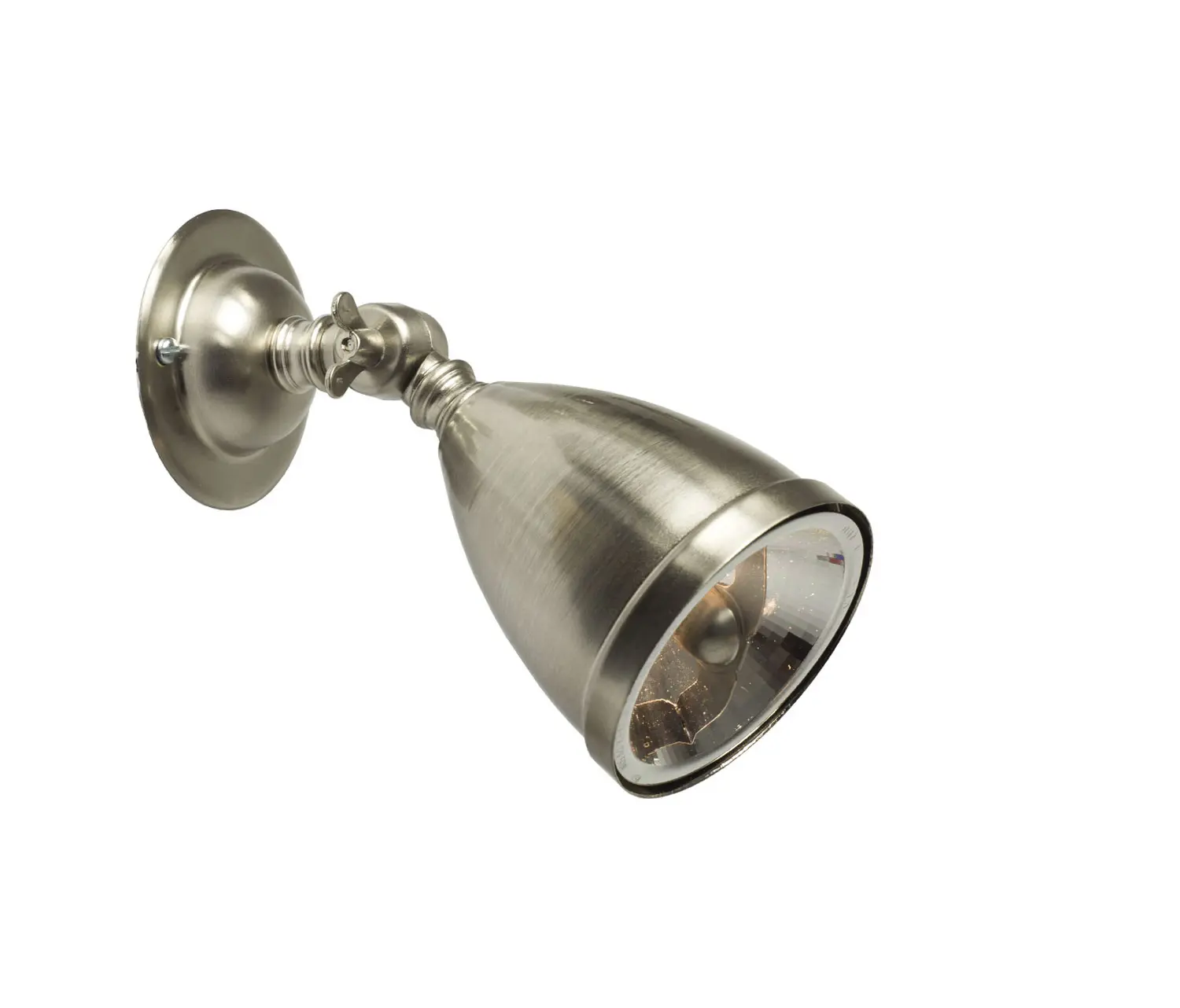 Original BTC - Spotlight with Shade - includes lamp, Nickel Plated