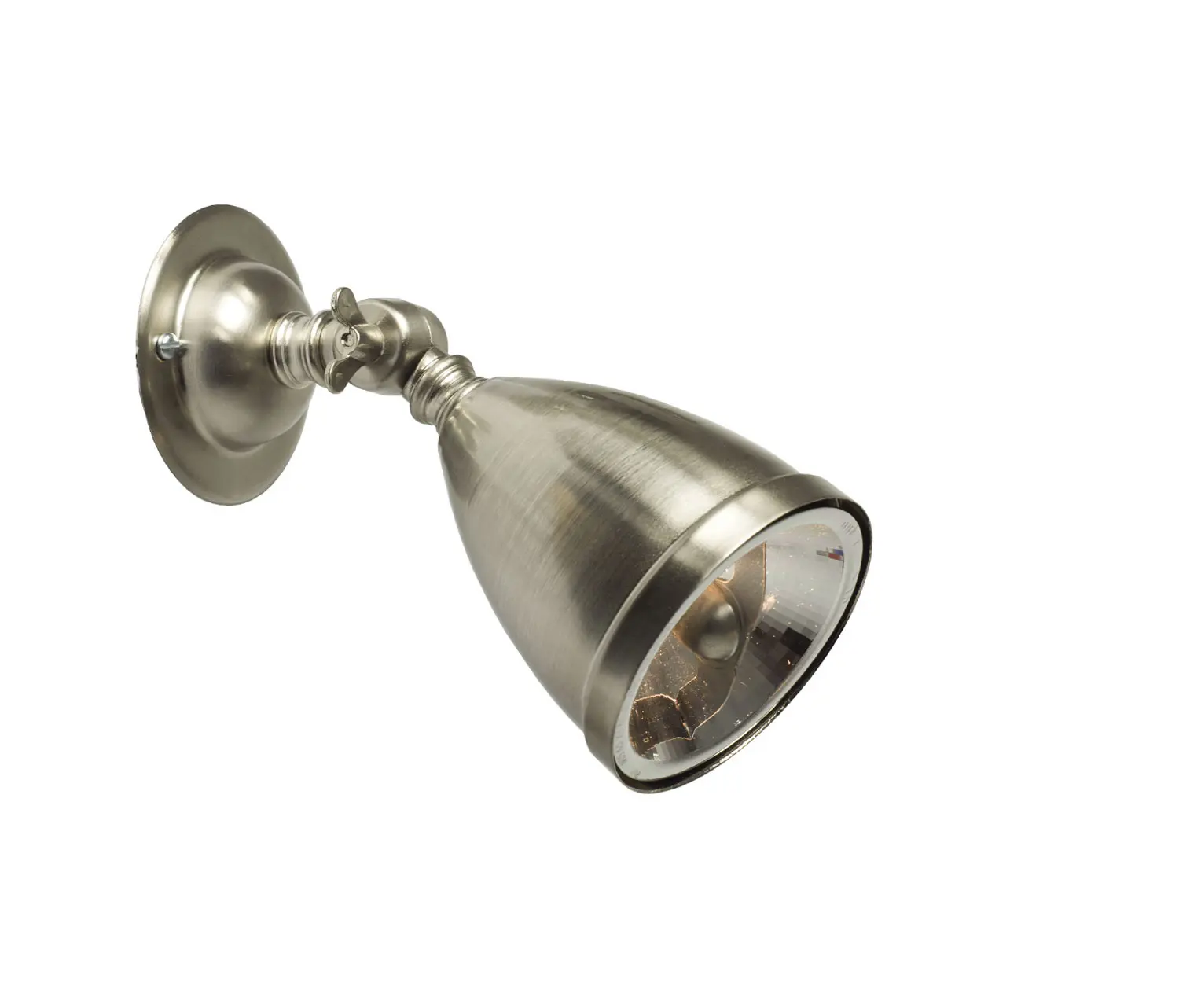 Original BTC - Spotlight with Shade - includes lamp, Nickel Plated