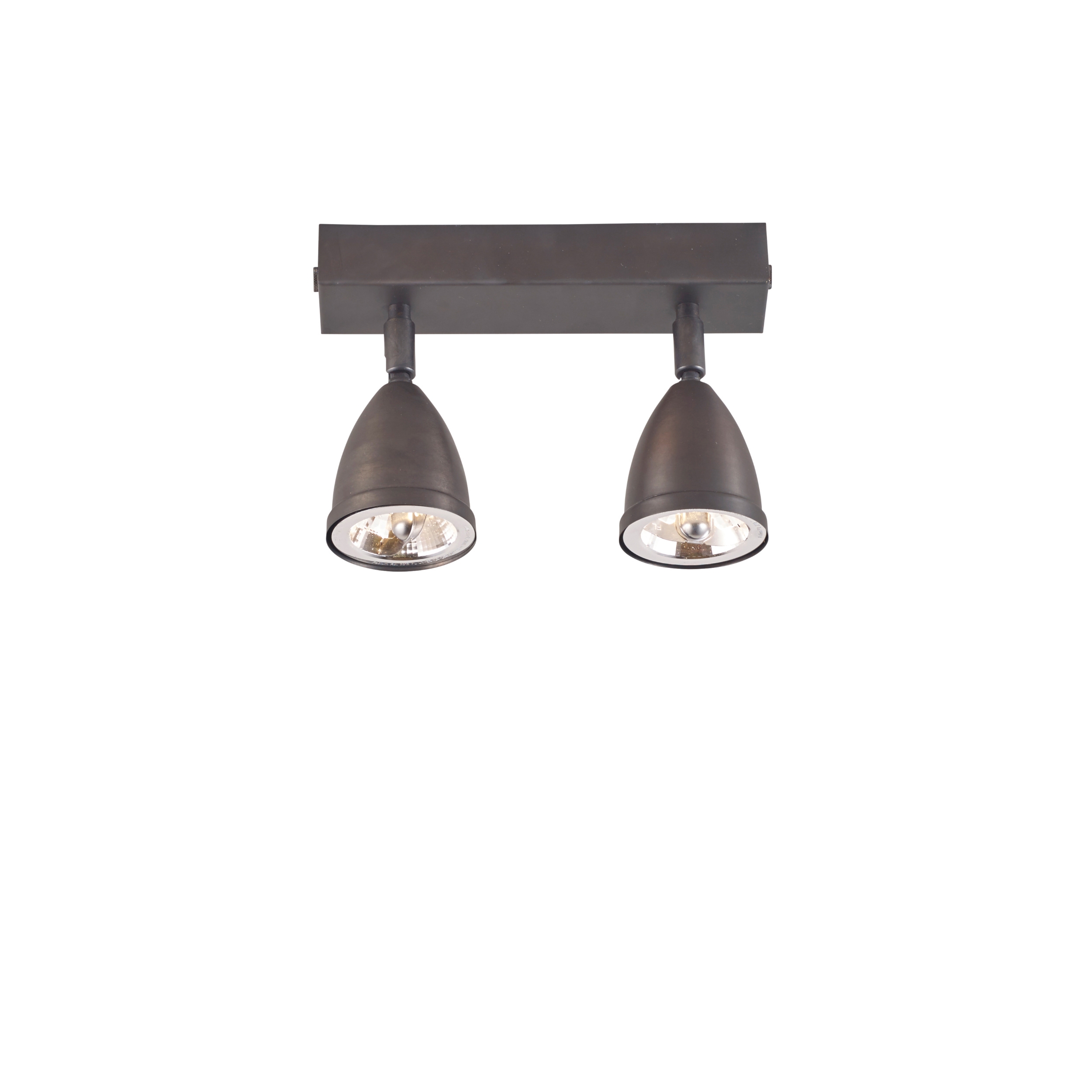 Produkt Whitby 2-flammiger LED Deckenstrahler, Patiniertes Messing, Mit Schirm und integriertem Treiber des Herstellers Original BTC anzeigen