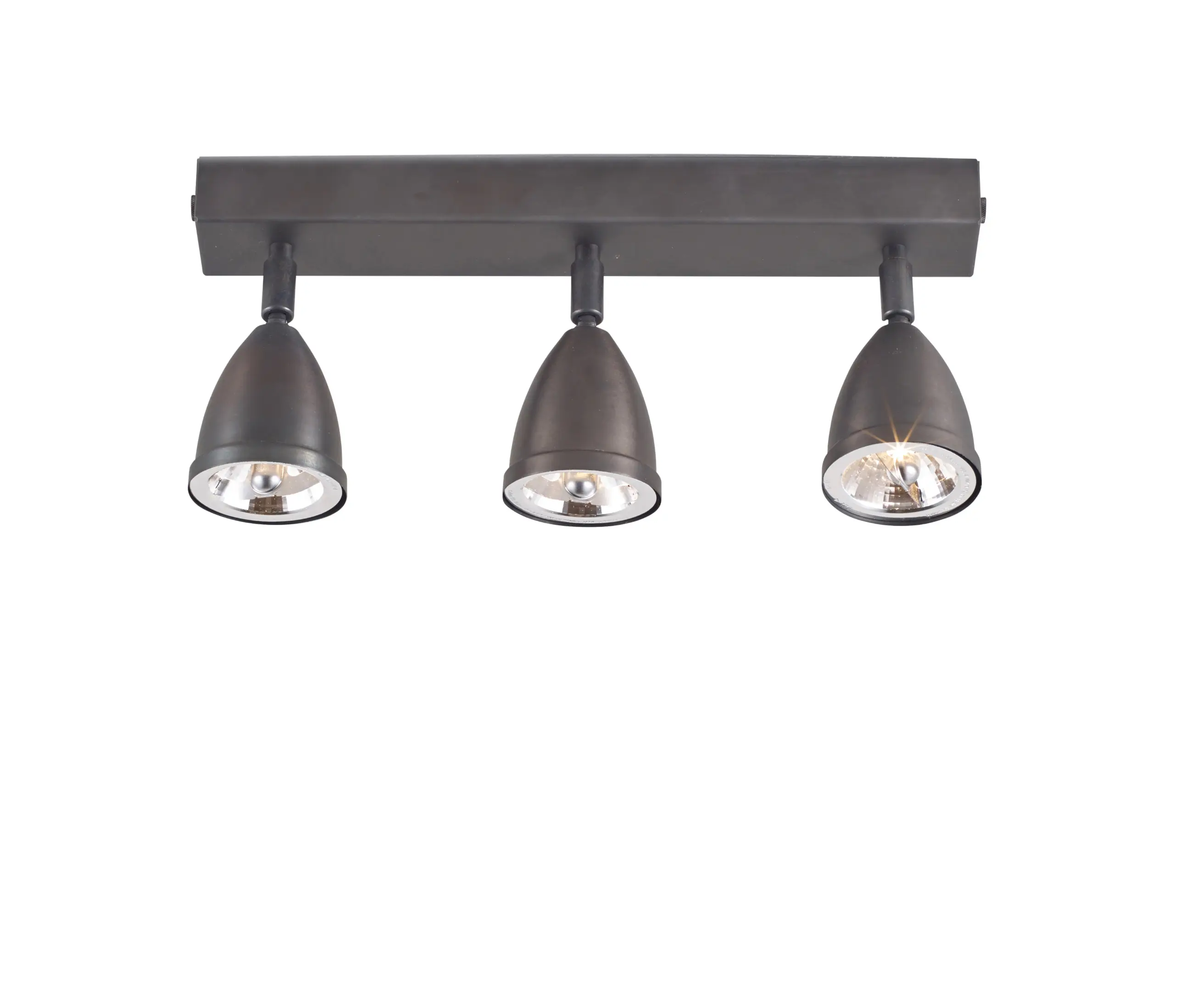 Original BTC - Whitby Triple Spotlight, Weathered Brass, with shade and integral driver
