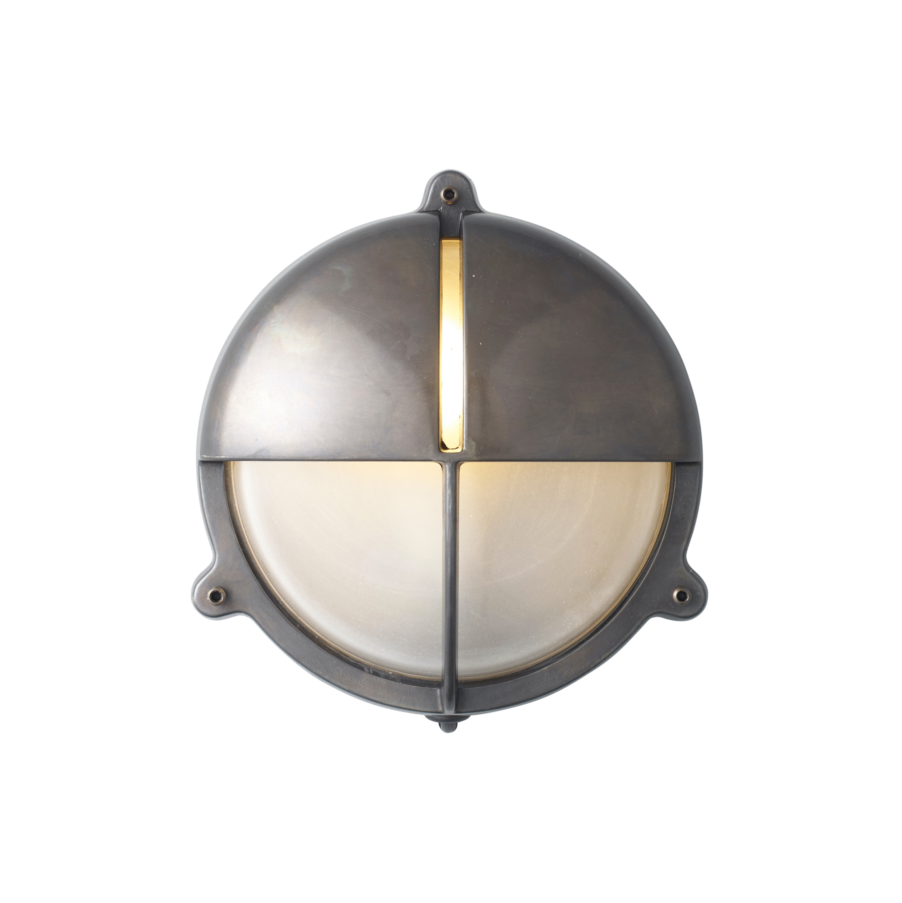 Produkt Brass Bulkhead With Eyelid Shield, Large, Weathered Brass des Herstellers Original BTC anzeigen