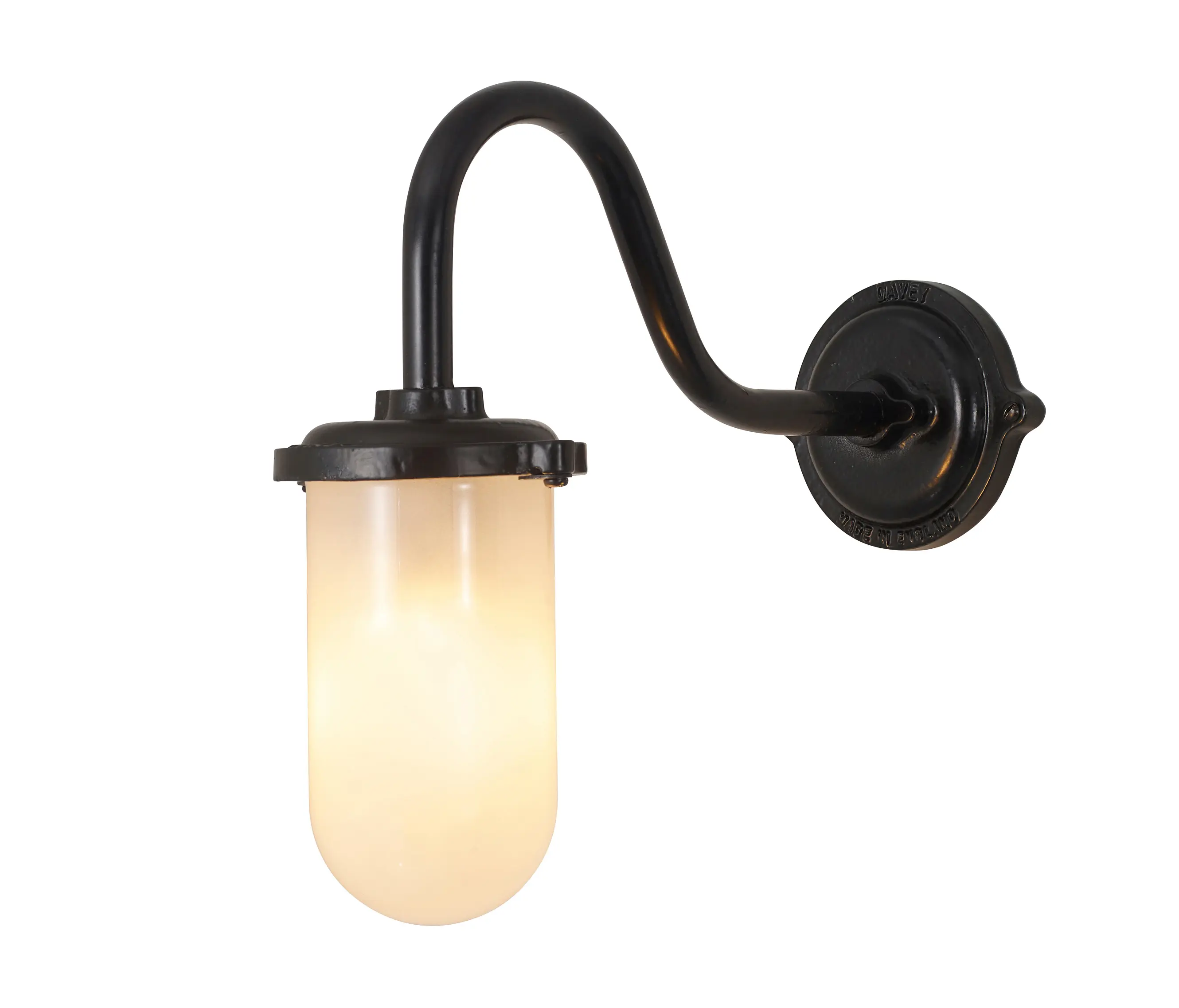 Original BTC - Applique coudée, 100W, Fixation murale simple 7672