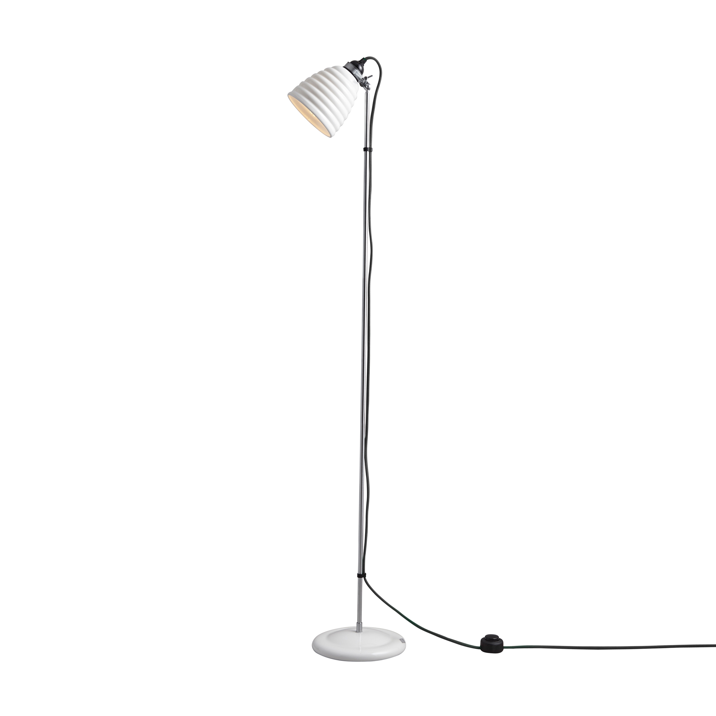 Produkt Hector Bibendum Stehleuchte, Weiß Natur, Schwarzes Stoffkabel des Herstellers Original BTC anzeigen