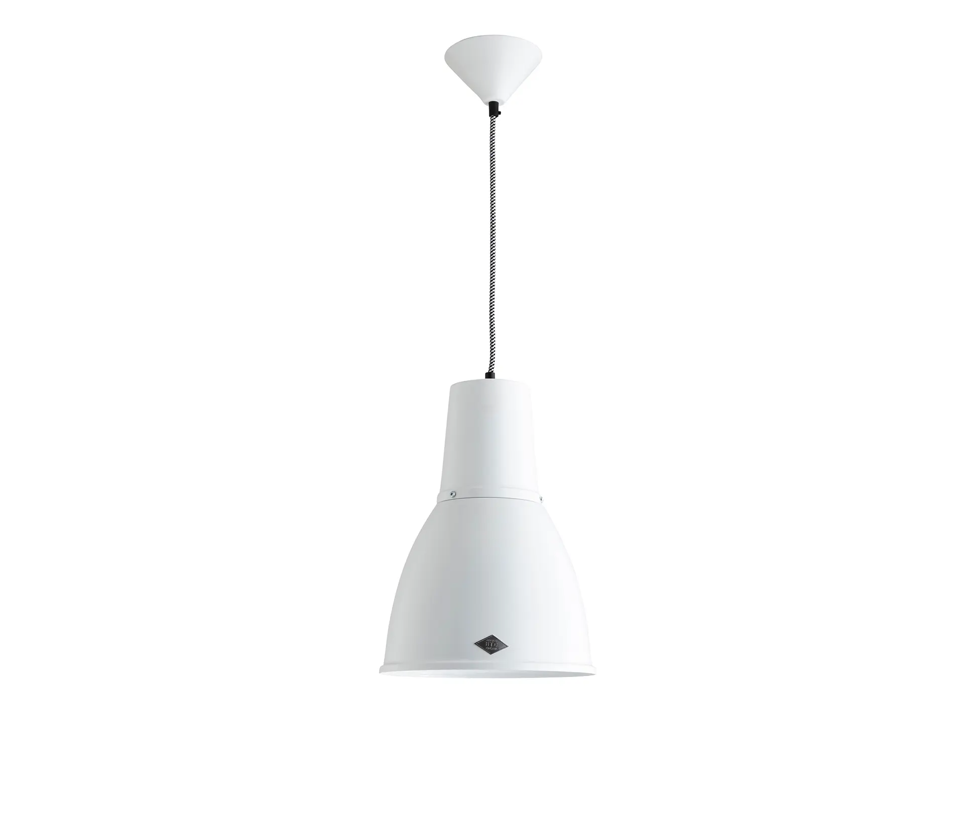 Original BTC - Stirrup 3 Pendant Light, White