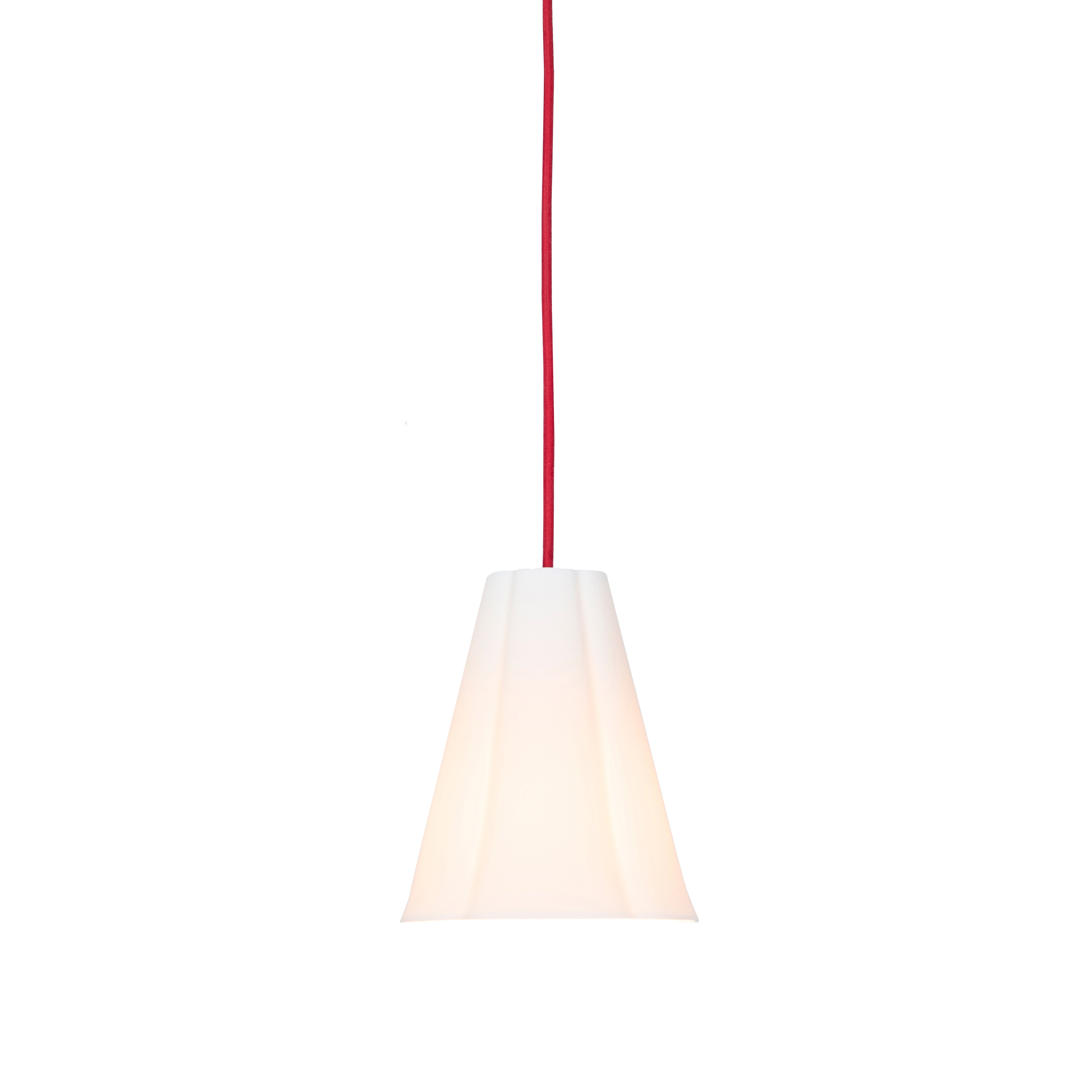 Blossom Size 1 Pendant, Red Cable