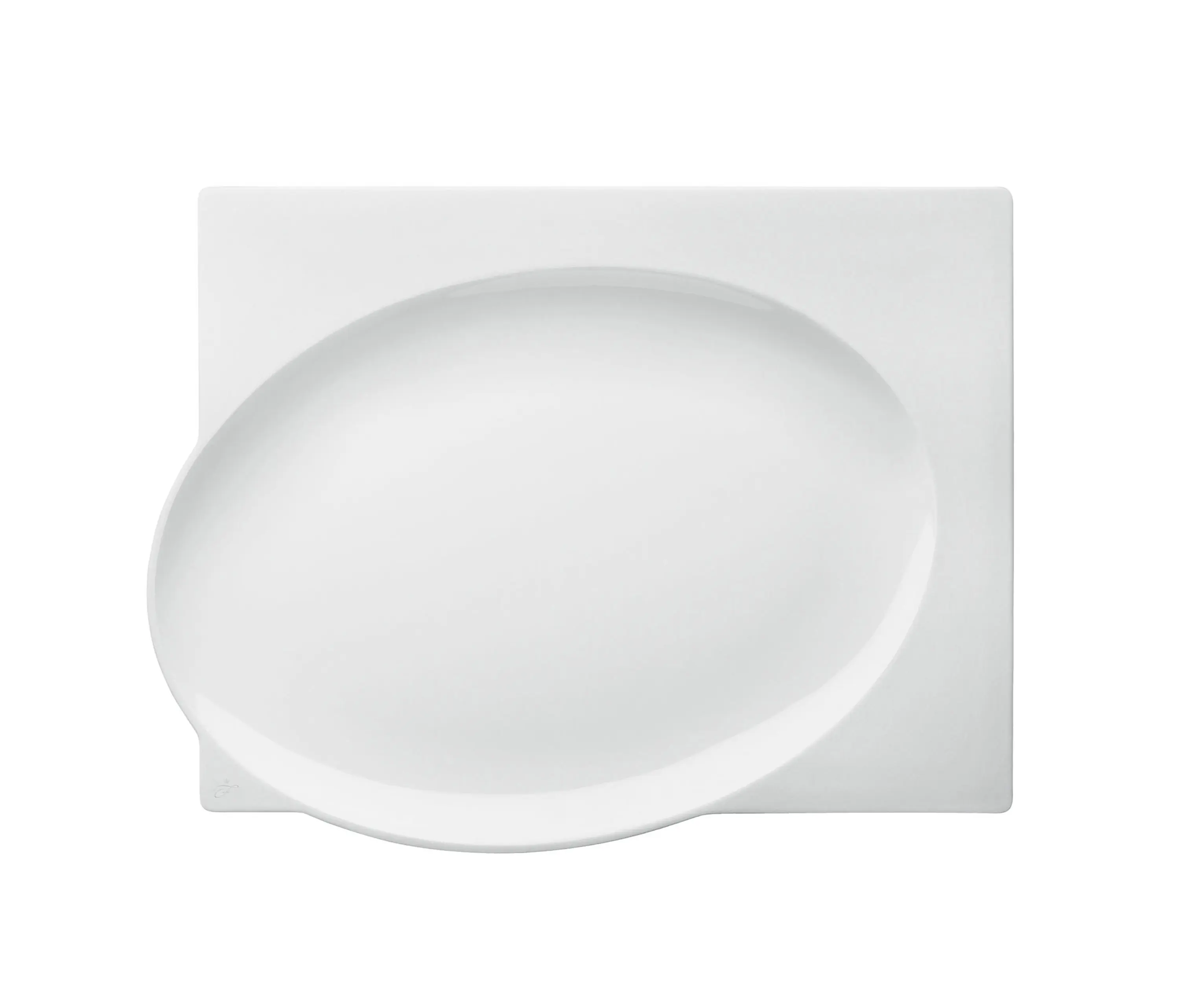 FÜRSTENBERG - BLANC Plate square