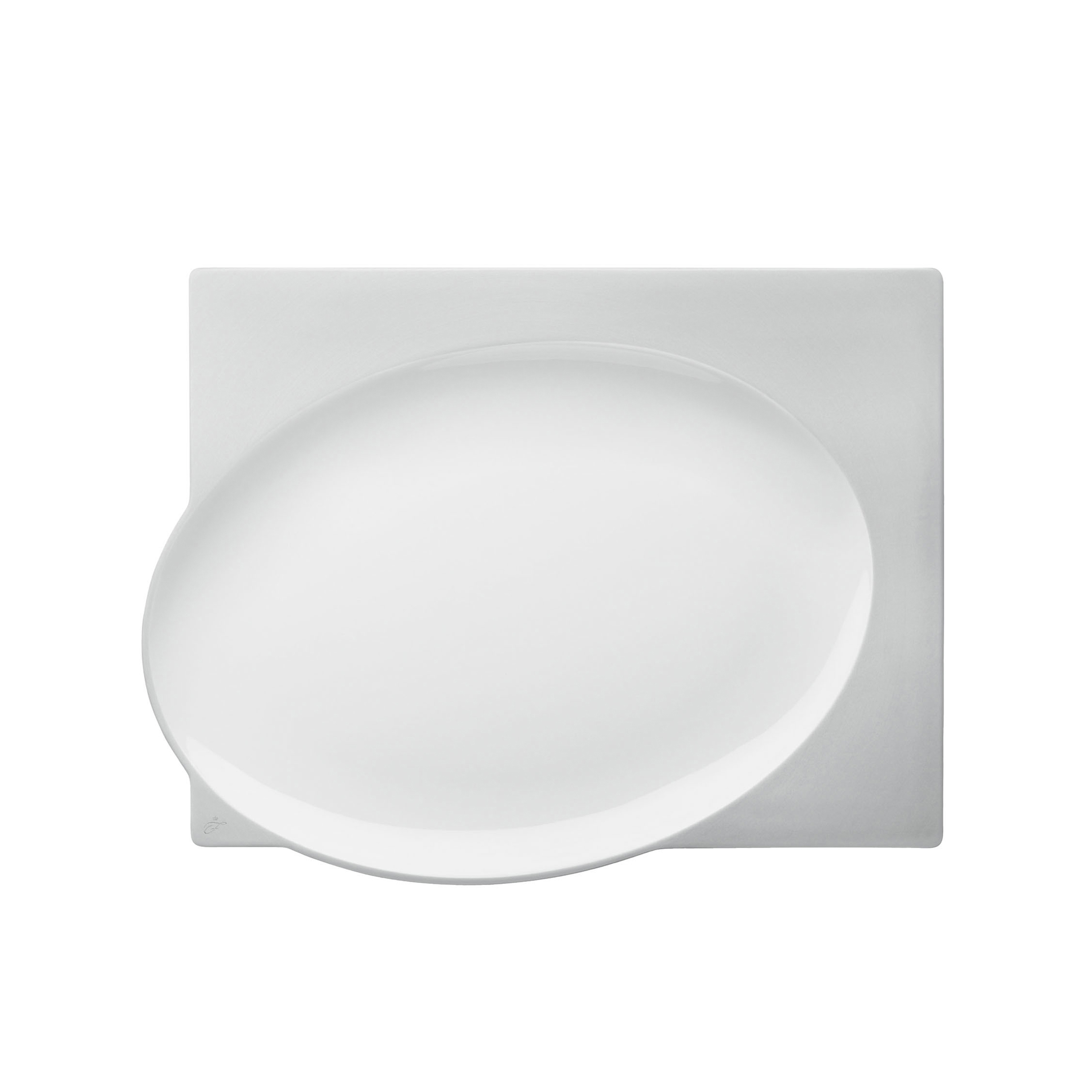 Display product BLANC Plate rectangular from manufacturer FÜRSTENBERG